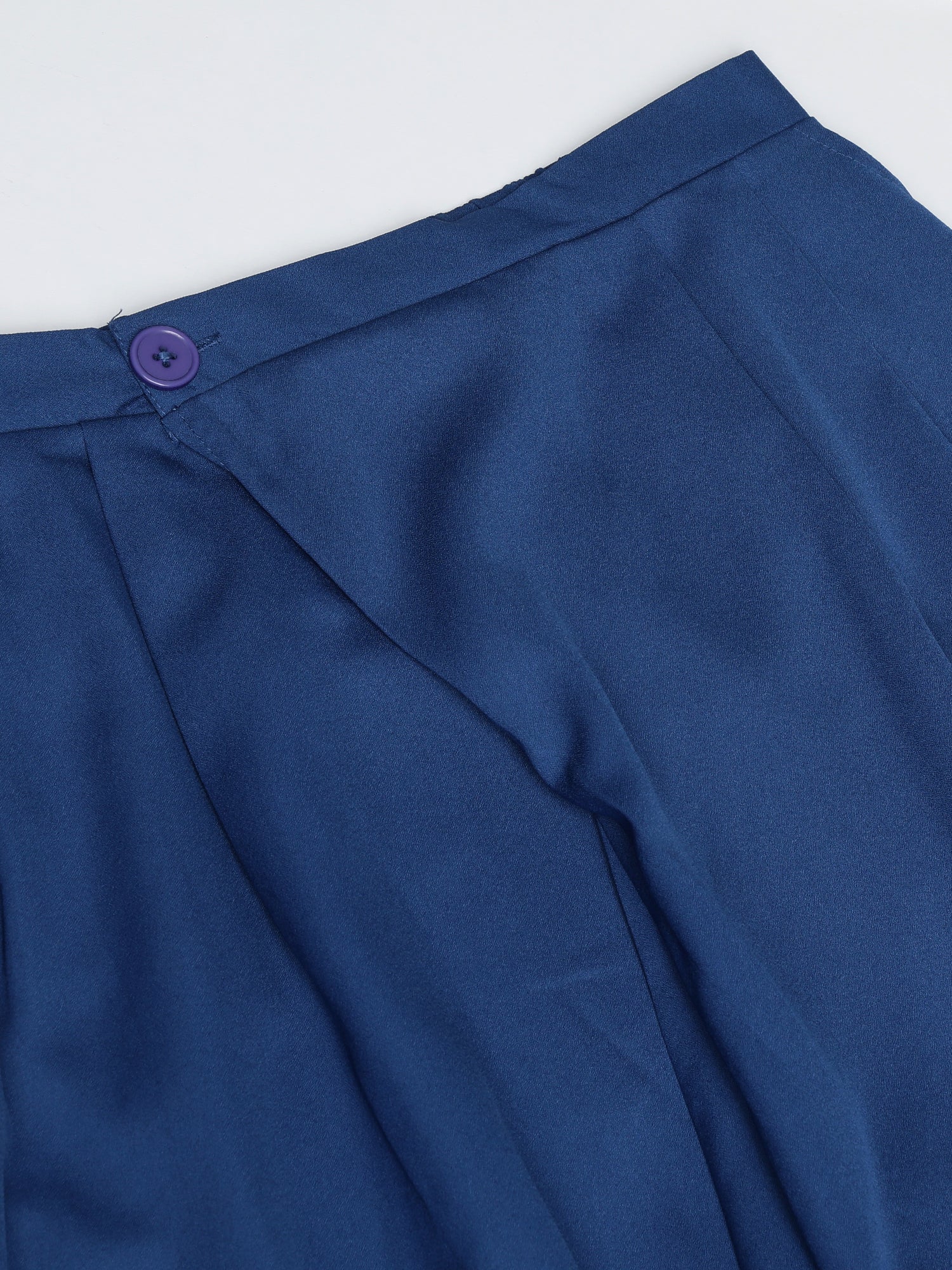 Women Relaxed Fit Royal Blue Pants