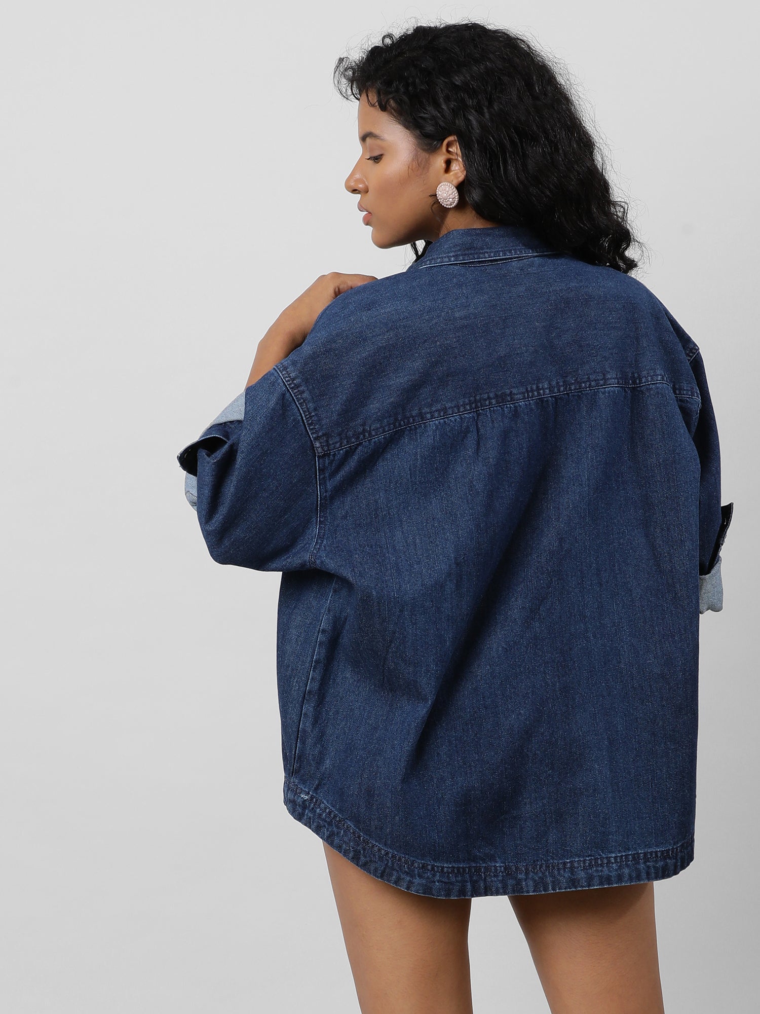 Casual Oversize Denim Shirt