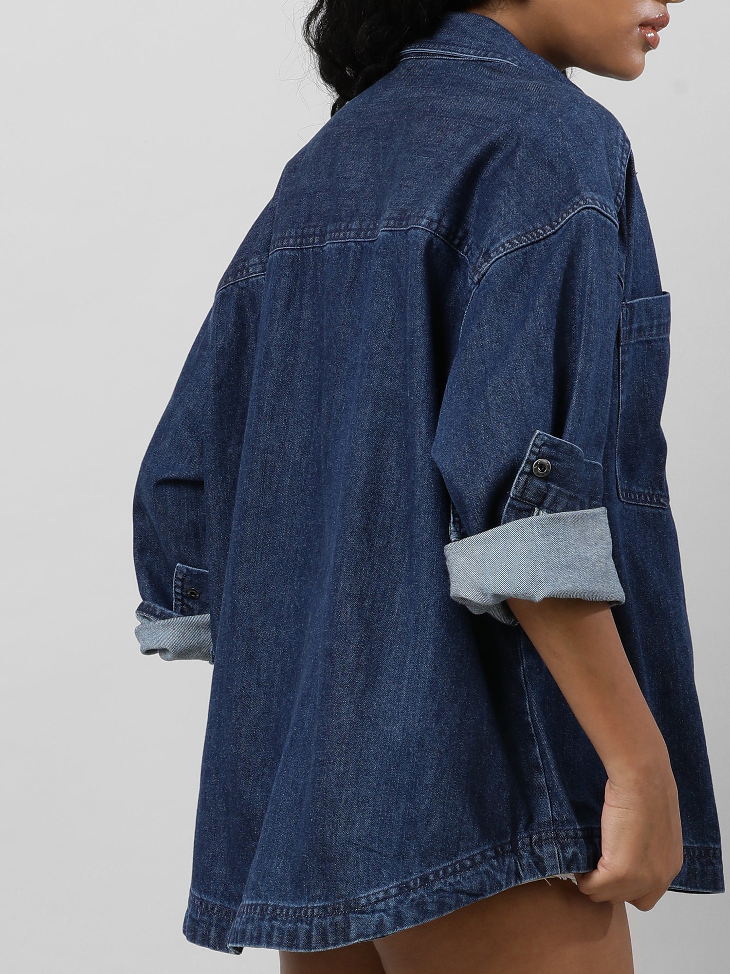Casual Oversize Denim Shirt