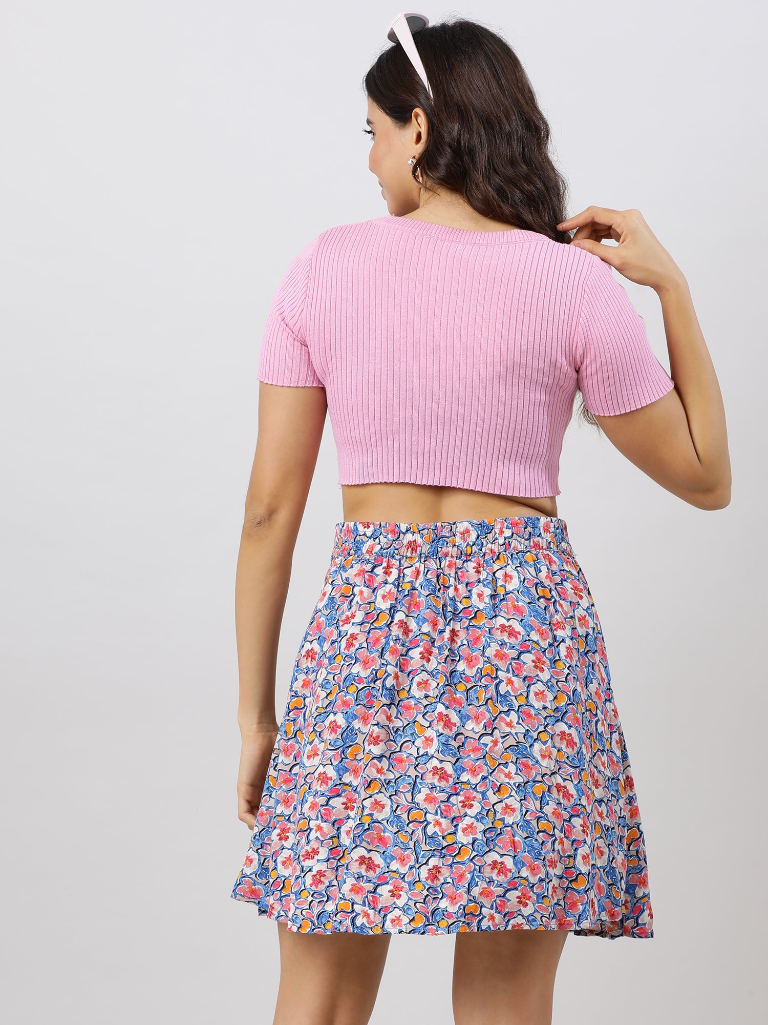 Blooms In Style Floral Skirt