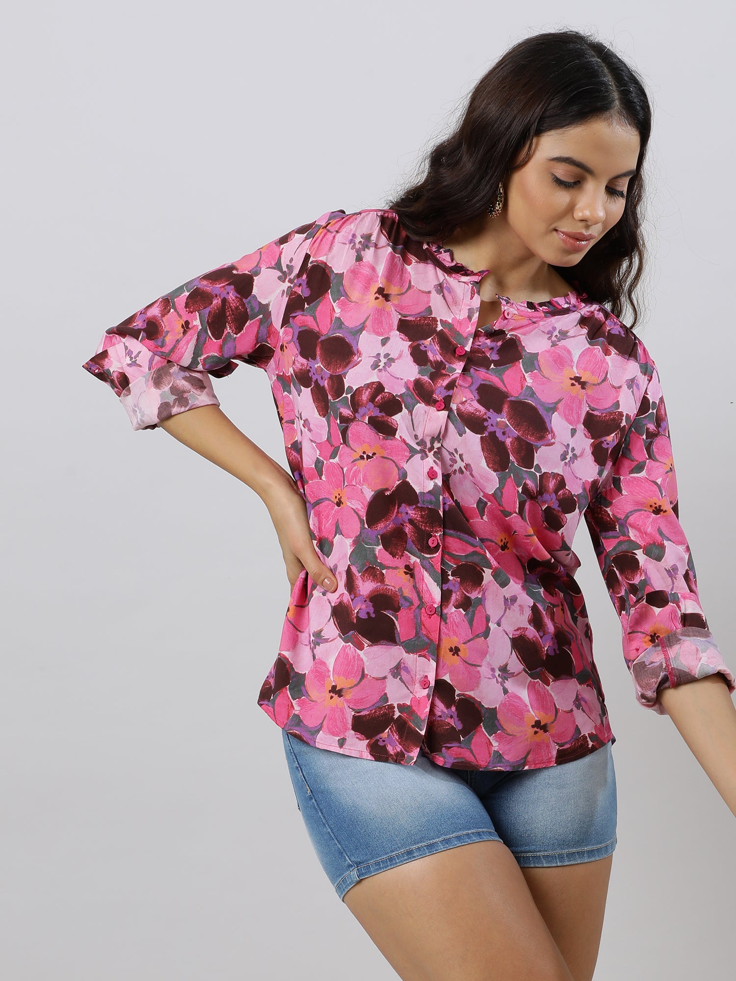 Blossom Elegance Printed Top