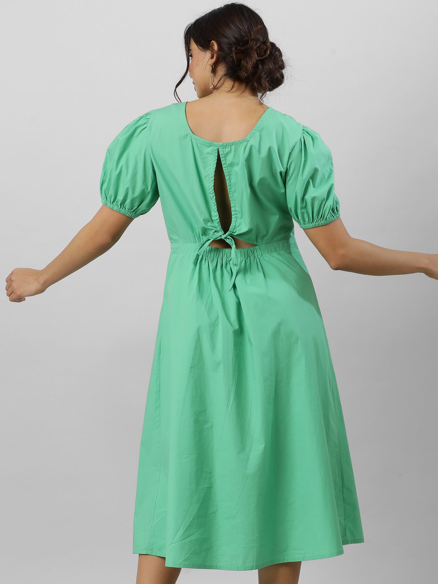 Green Goddess Midi Dress