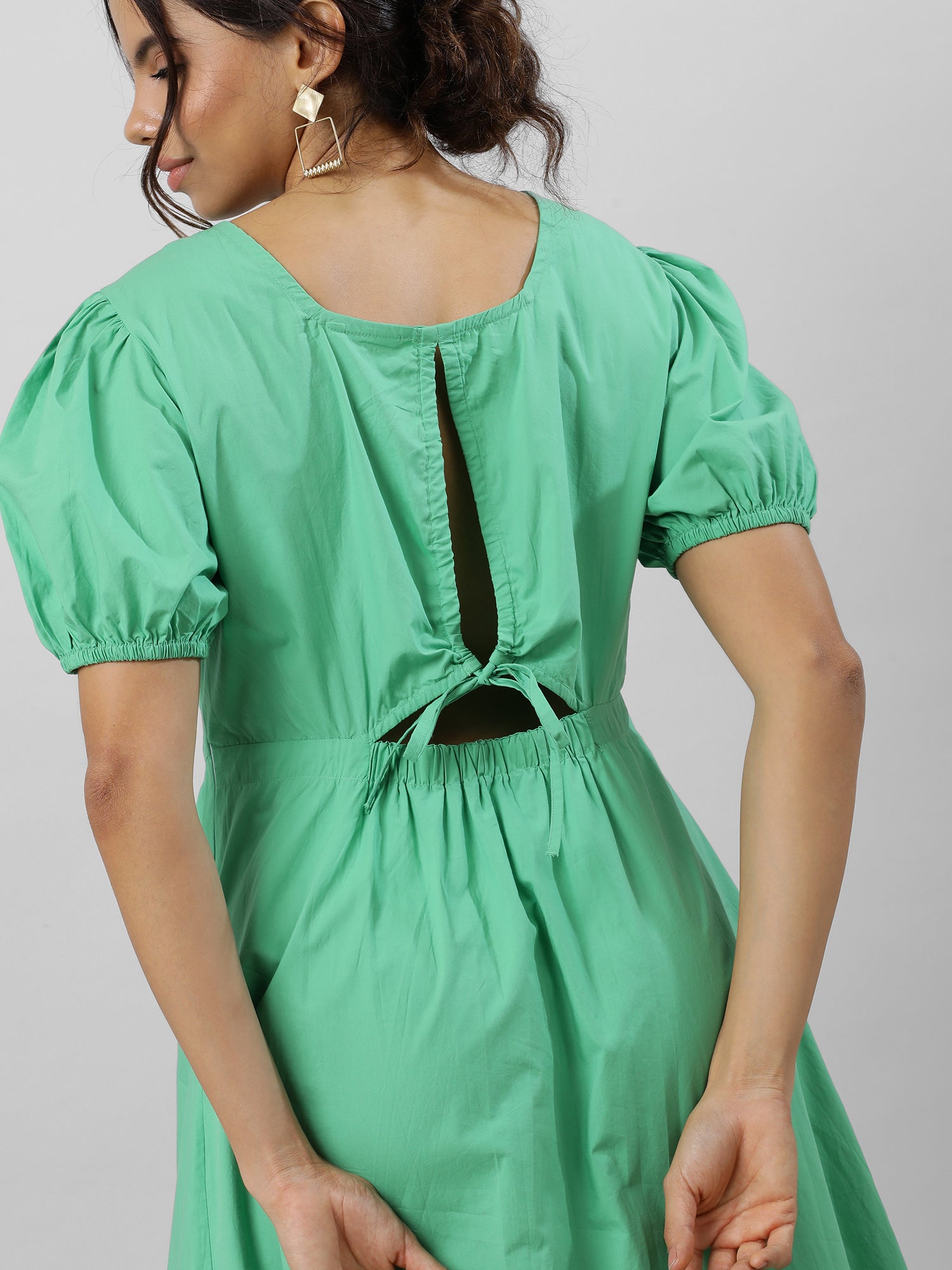 Green Goddess Midi Dress