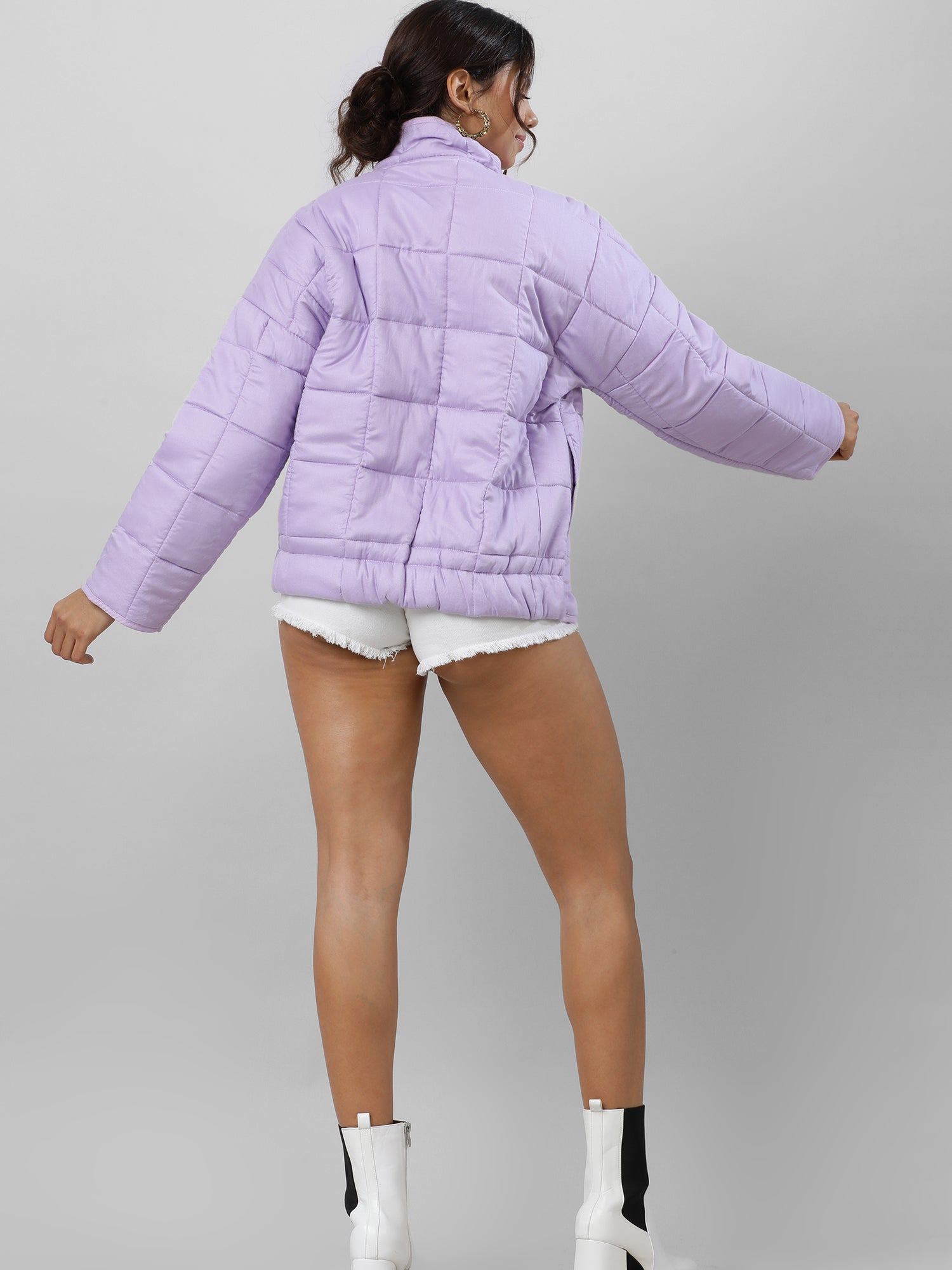 Snuggles Chic Oversize Lavender Jacket