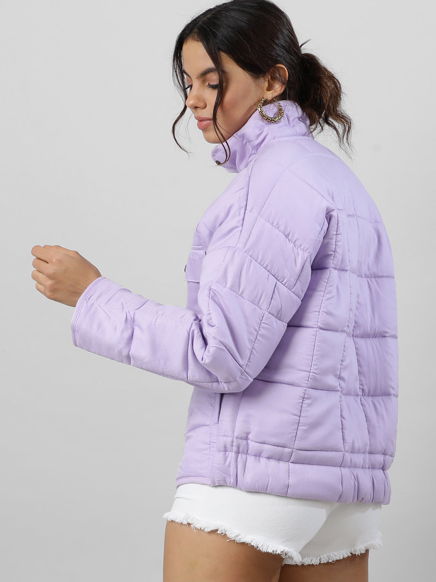 Snuggles Chic Oversize Lavender Jacket