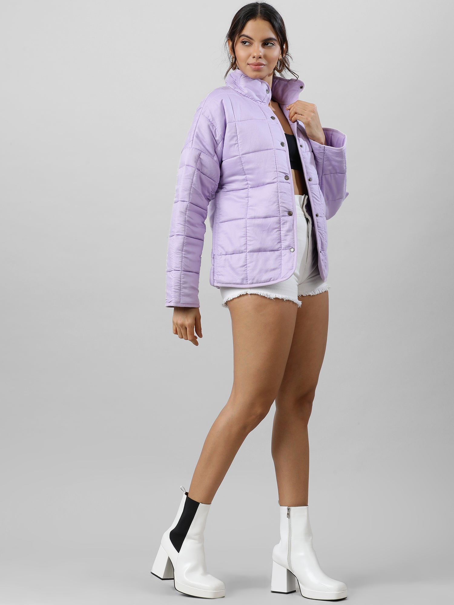 Snuggles Chic Oversize Lavender Jacket