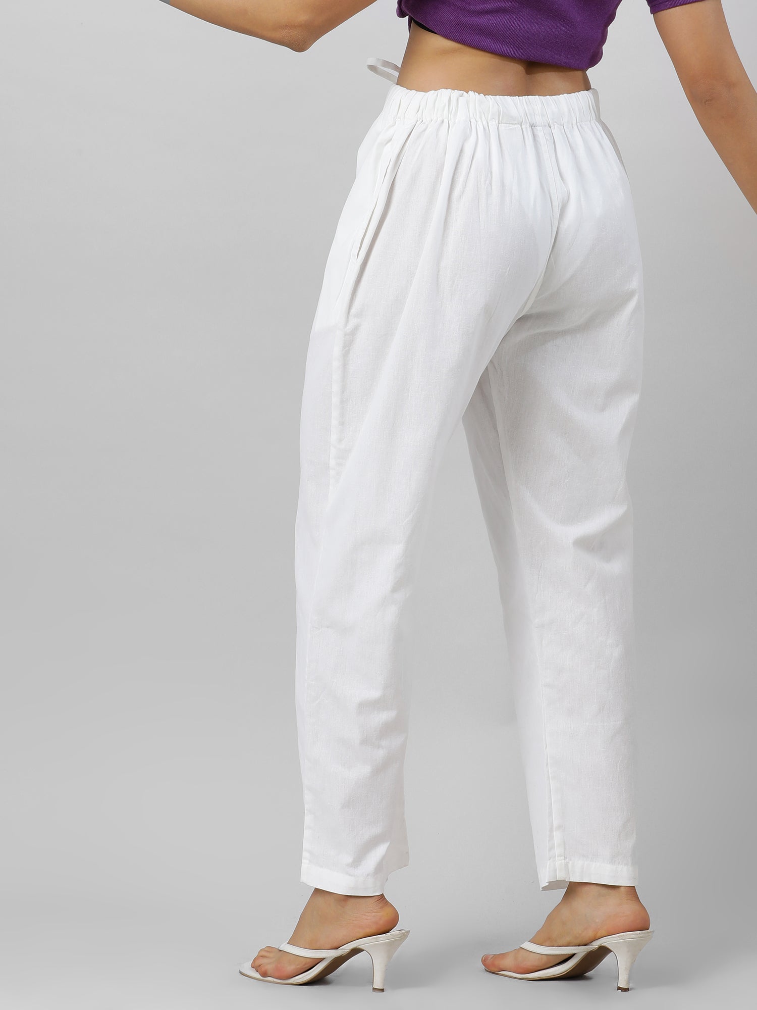 Easy Breezy White Holiday Pants