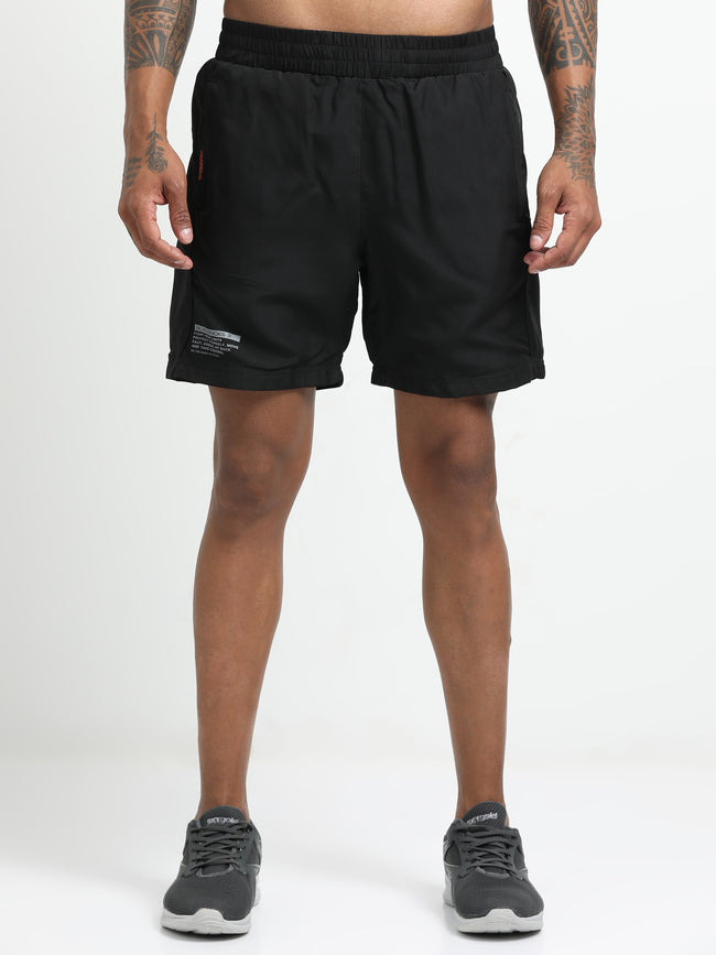 Men Black Victory Sports Shorts