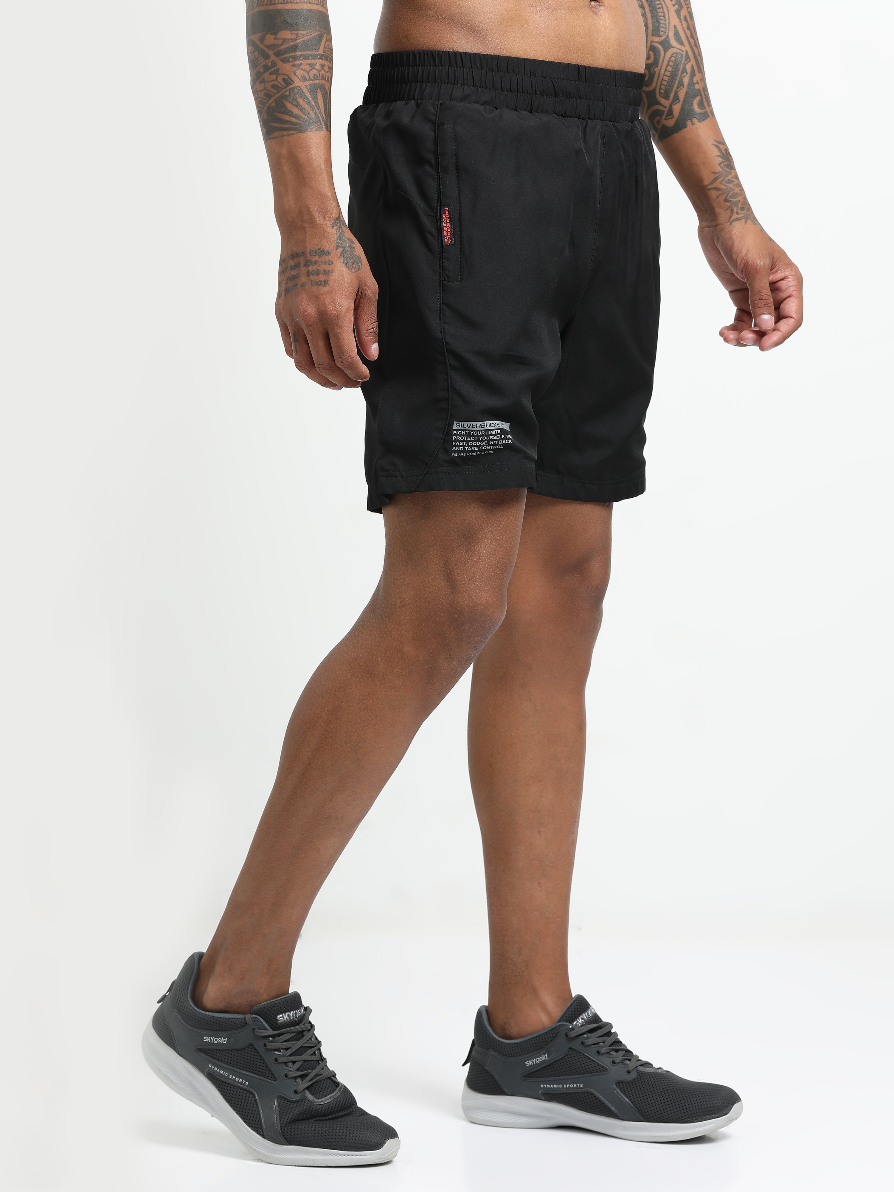 Men Black Victory Sports Shorts