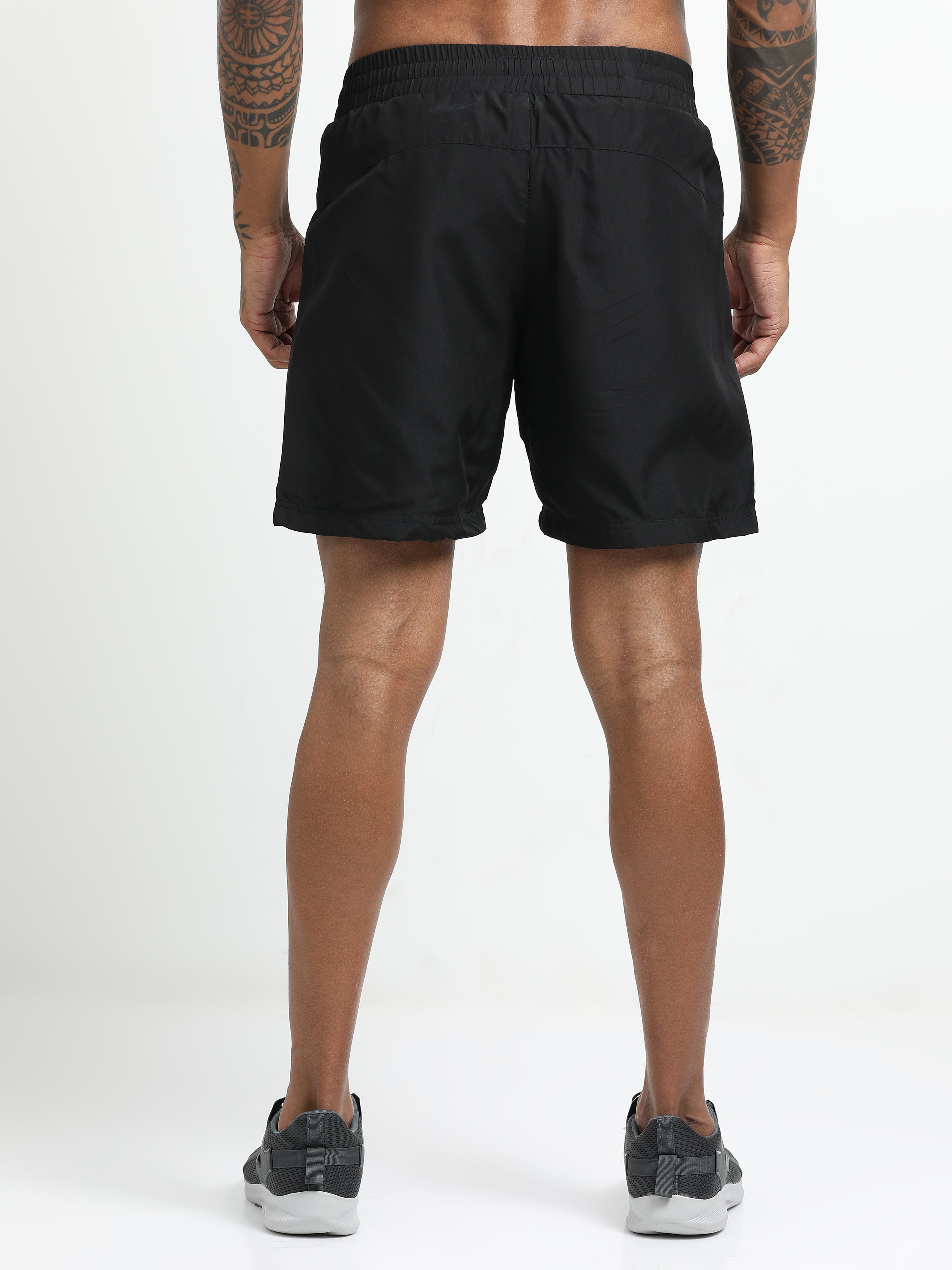 Men Black Victory Sports Shorts