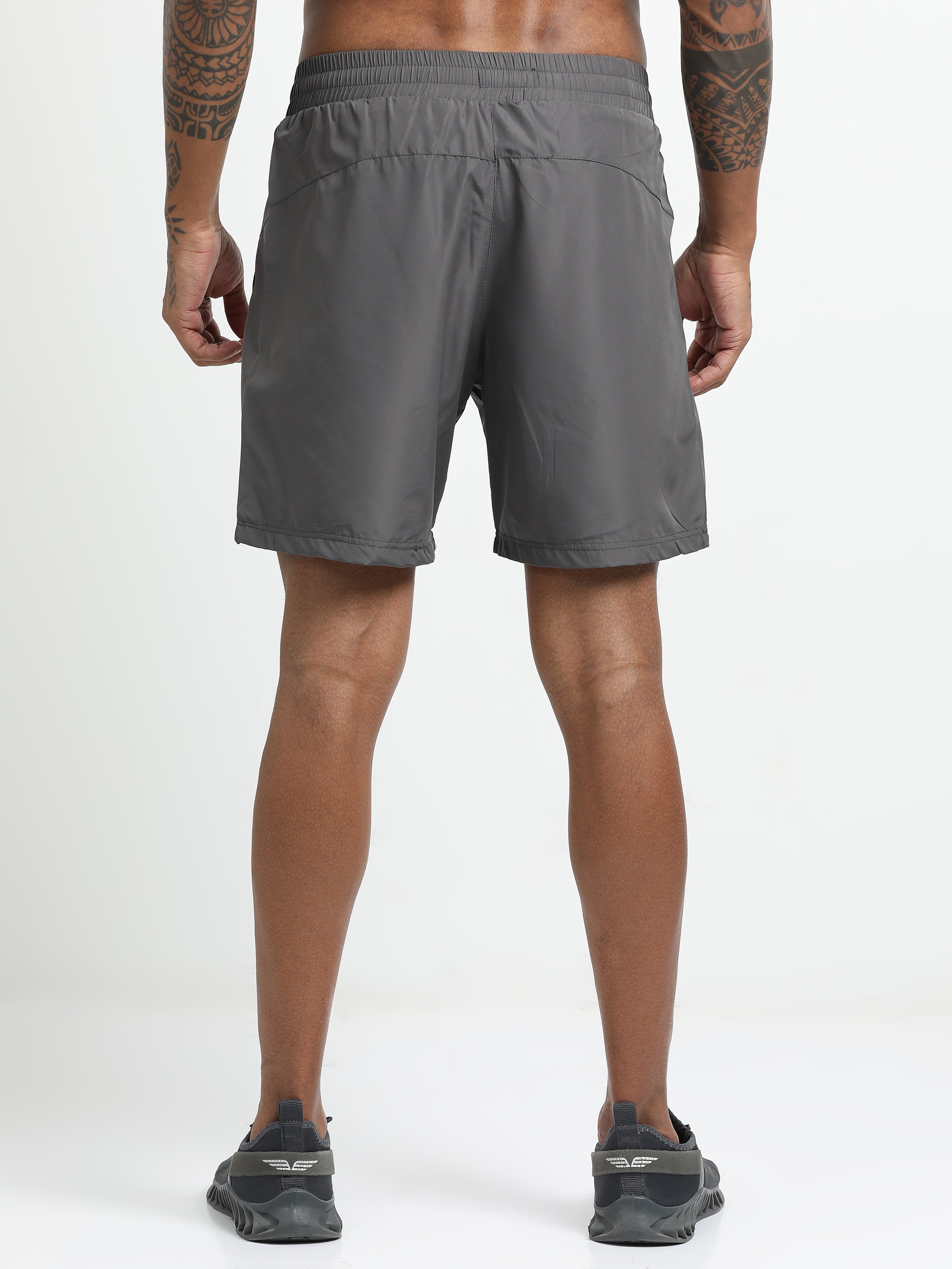 Men Grey Victory Sports Shorts