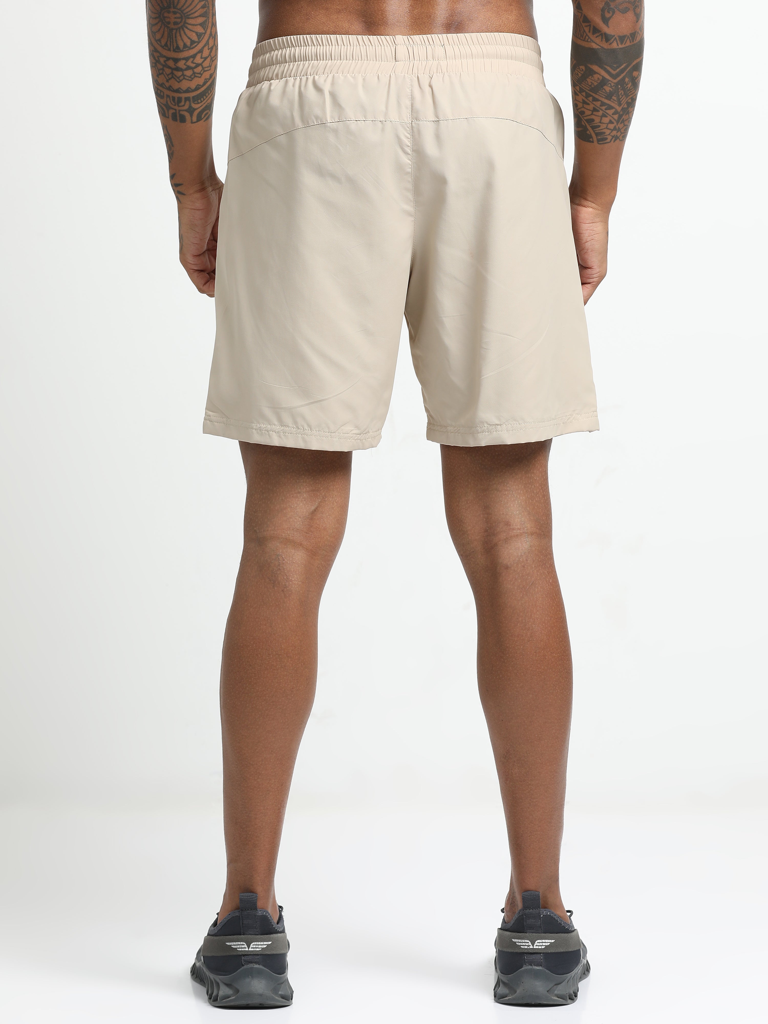 Men Cream Victory Sports Shorts