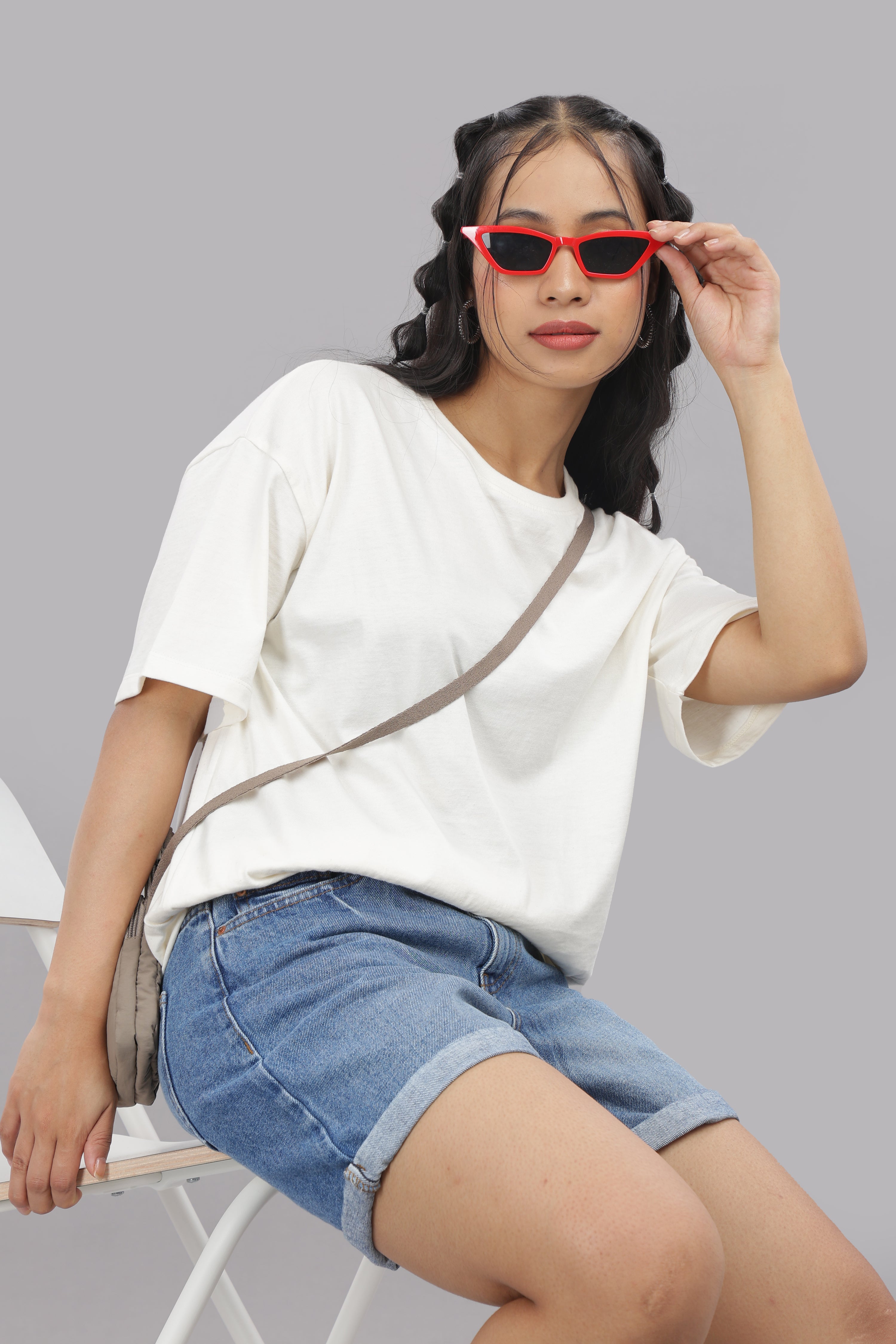Women White Cotton Regular T-Shirt