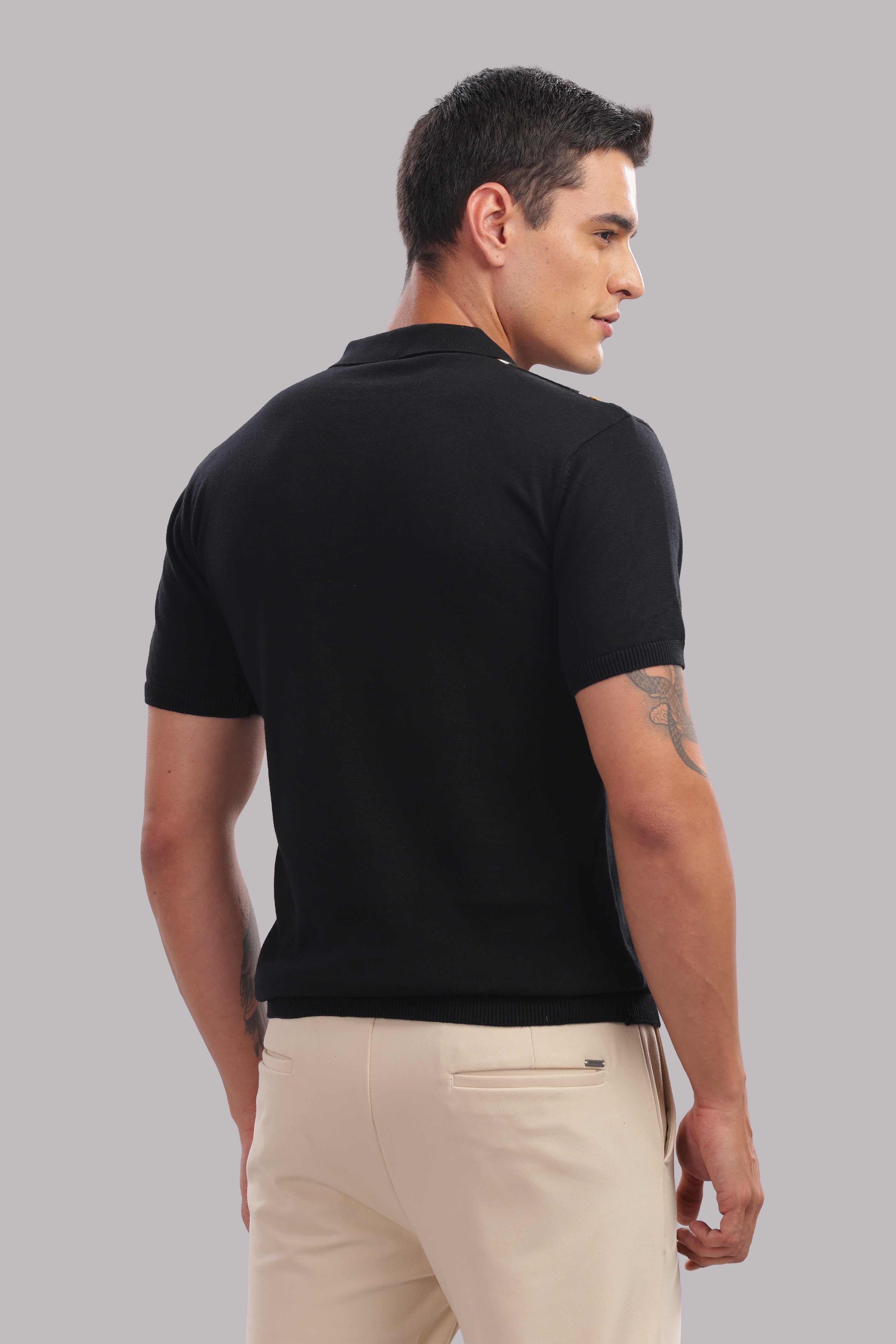 Mens Multi Printed Cotton Regular T-Shirt