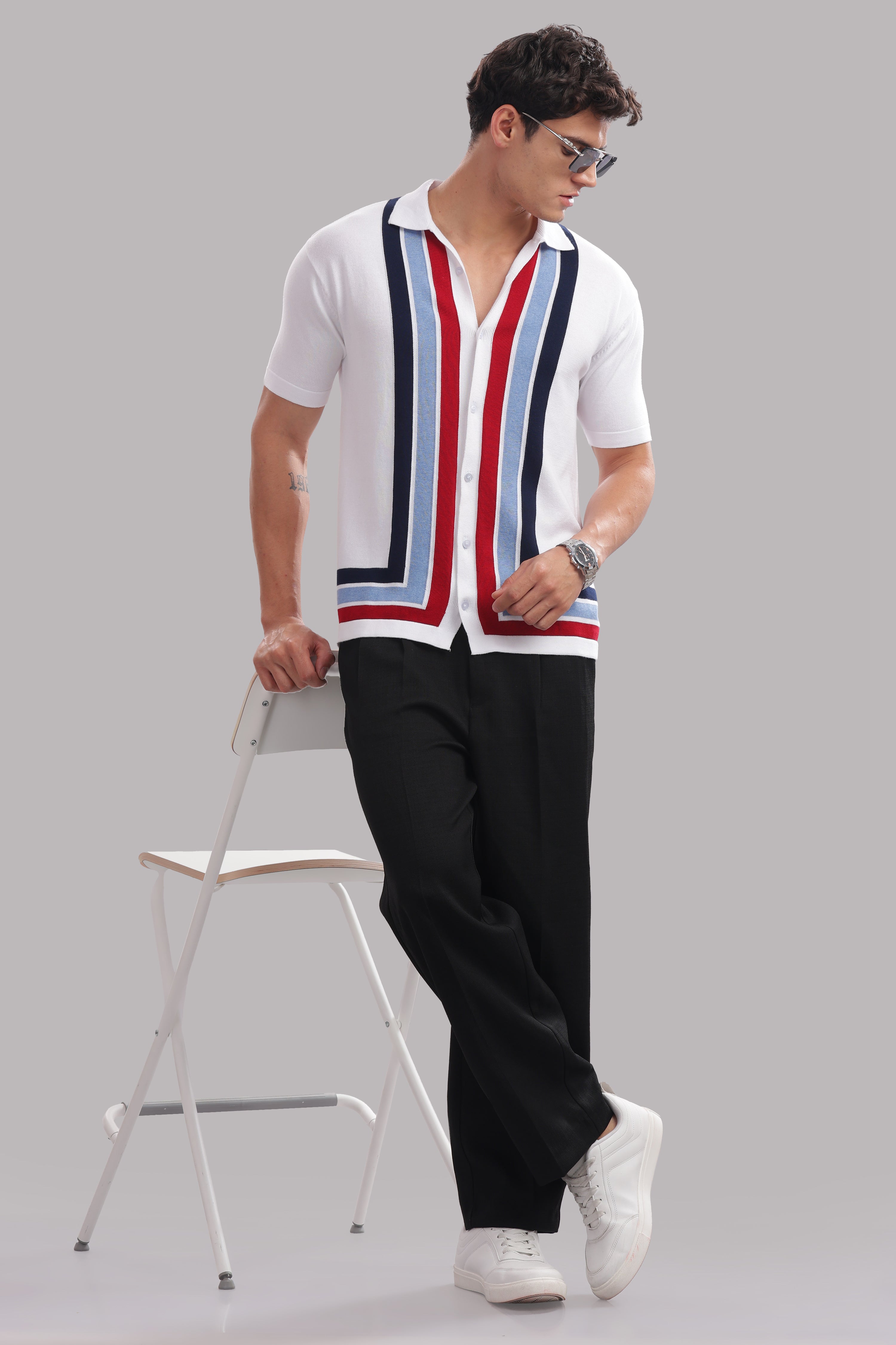 Mens Multi Printed Cotton Regular T-Shirt