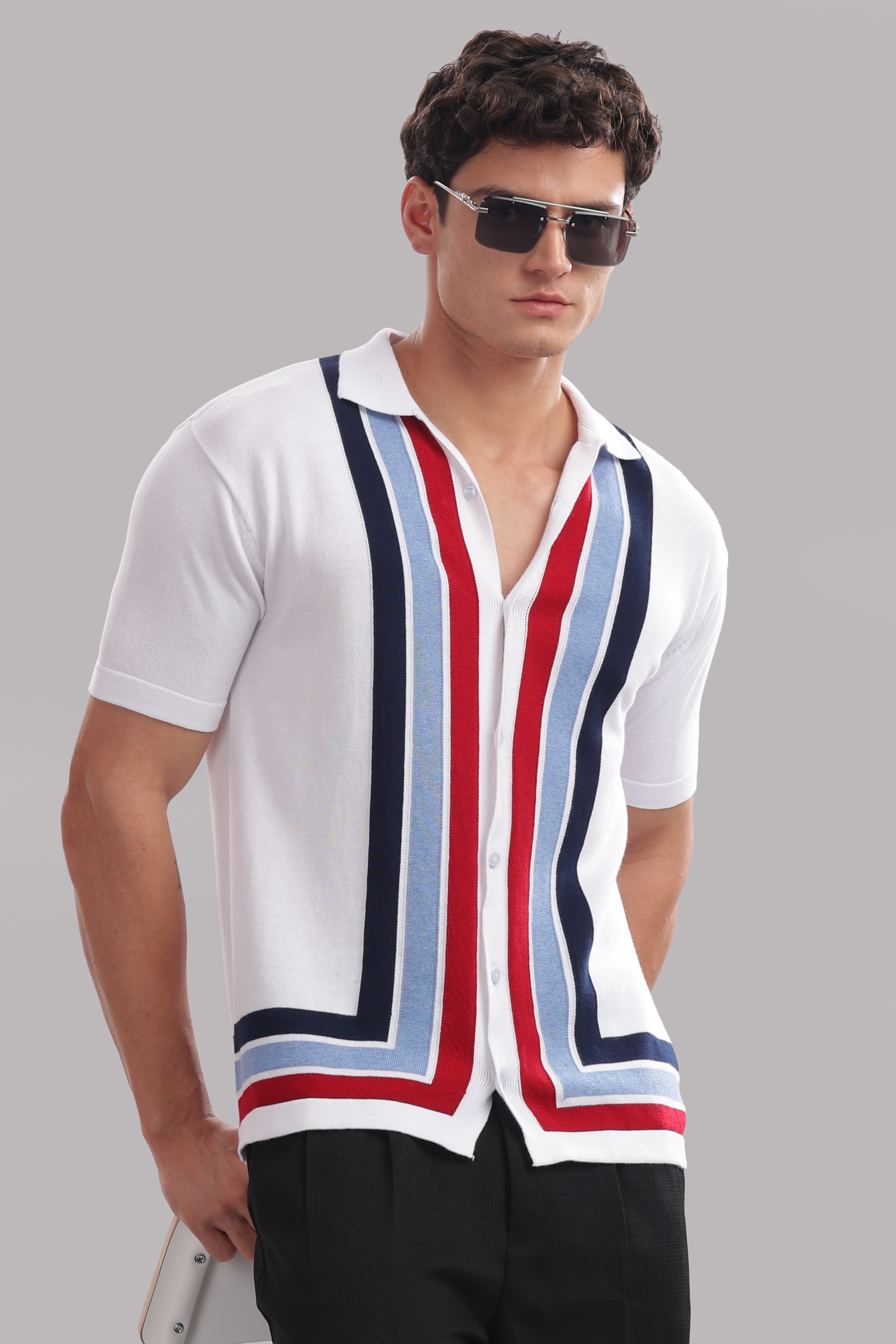 Mens Multi Printed Cotton Regular T-Shirt