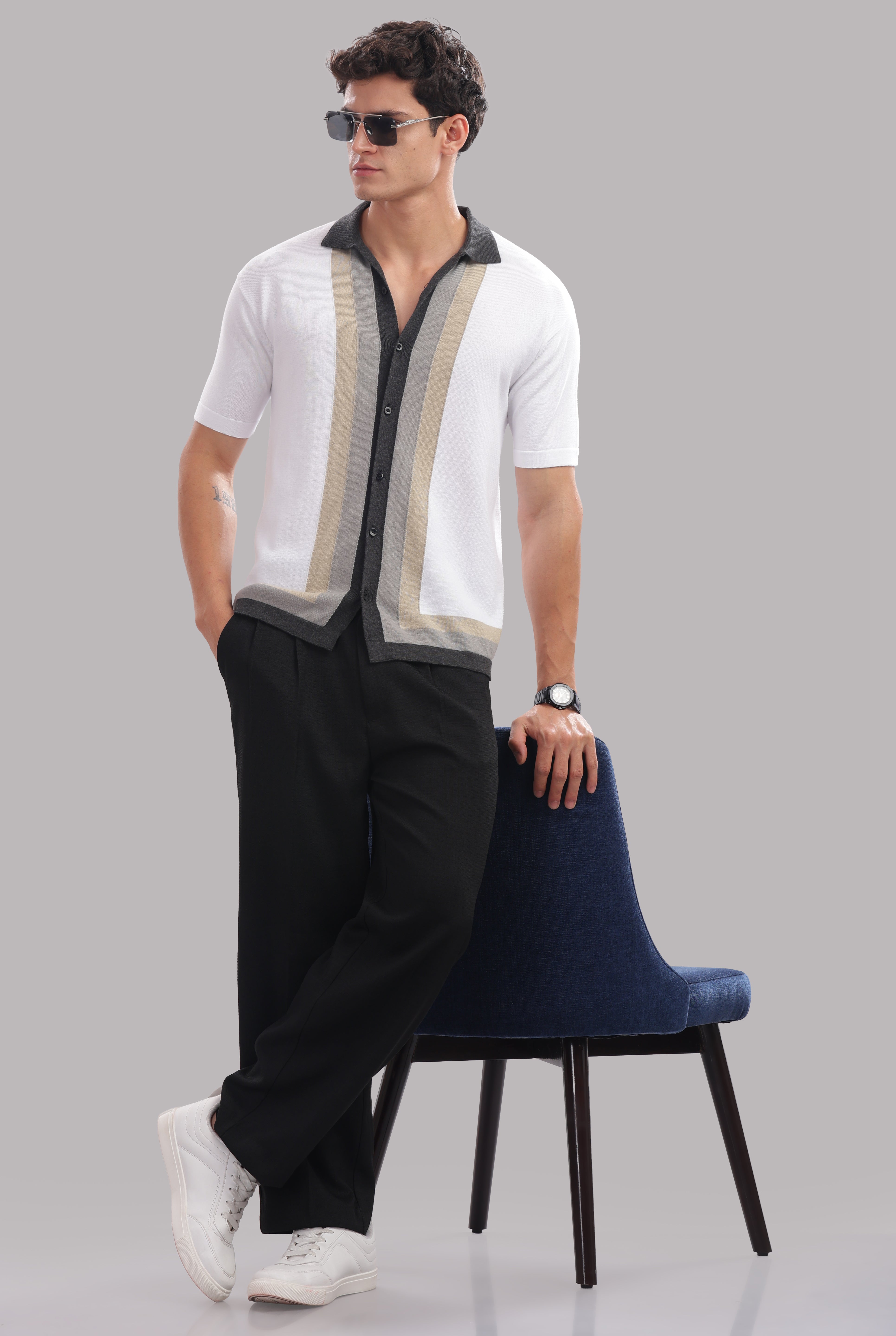 Men Multi Cotton Regular T-Shirt