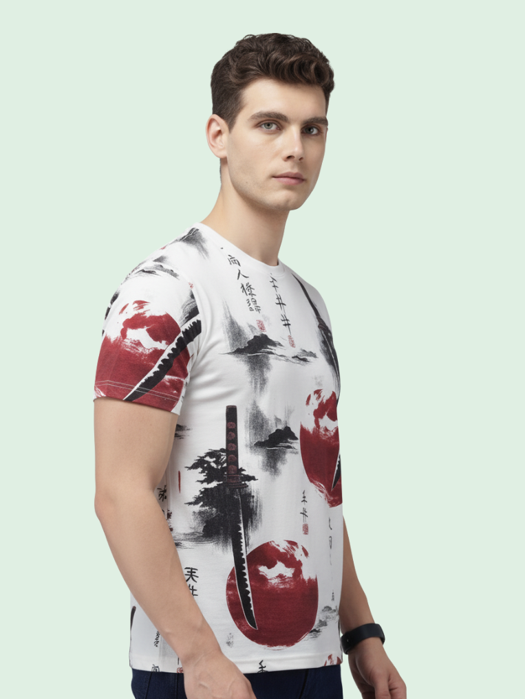 Men All-Over Cotton T-Shirt
