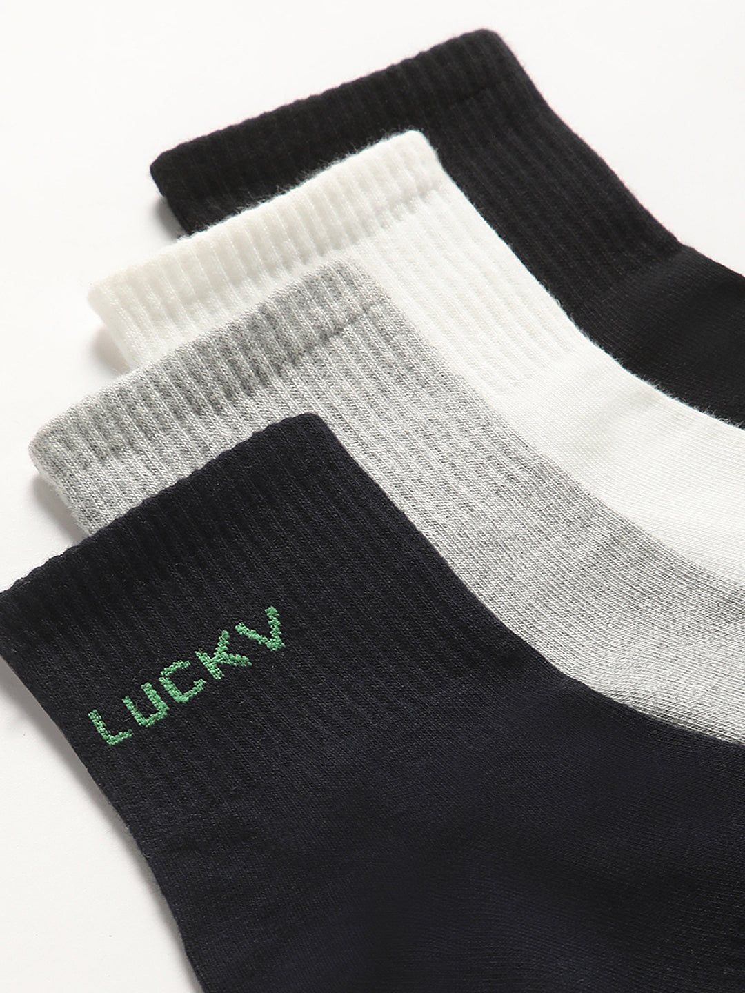 Men Pack of 4 Above Ankle Length Socks
