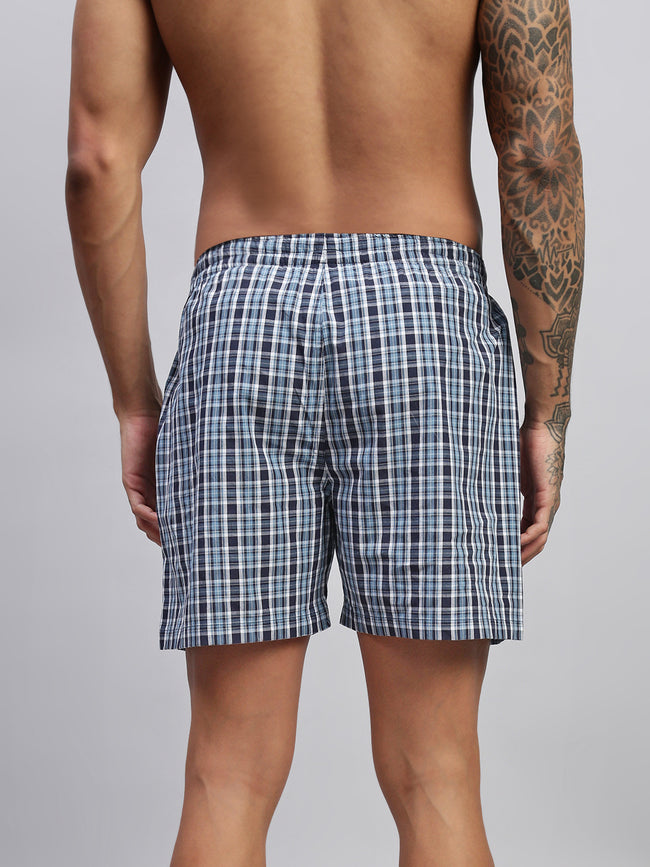 Men Checked Cotton Boxer Shorts