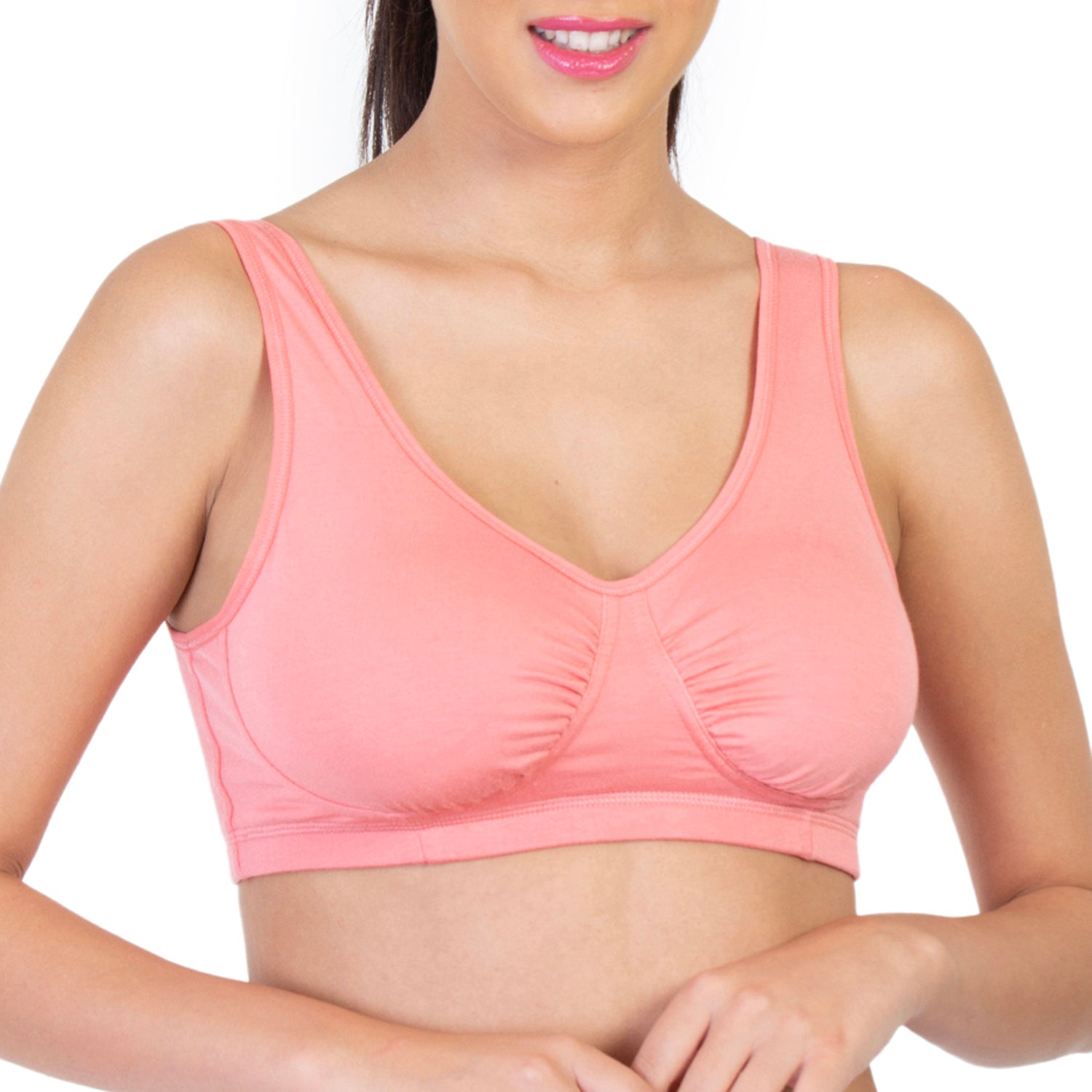 Non-Padded Non-Wired Full Coverage Sleeping Bra