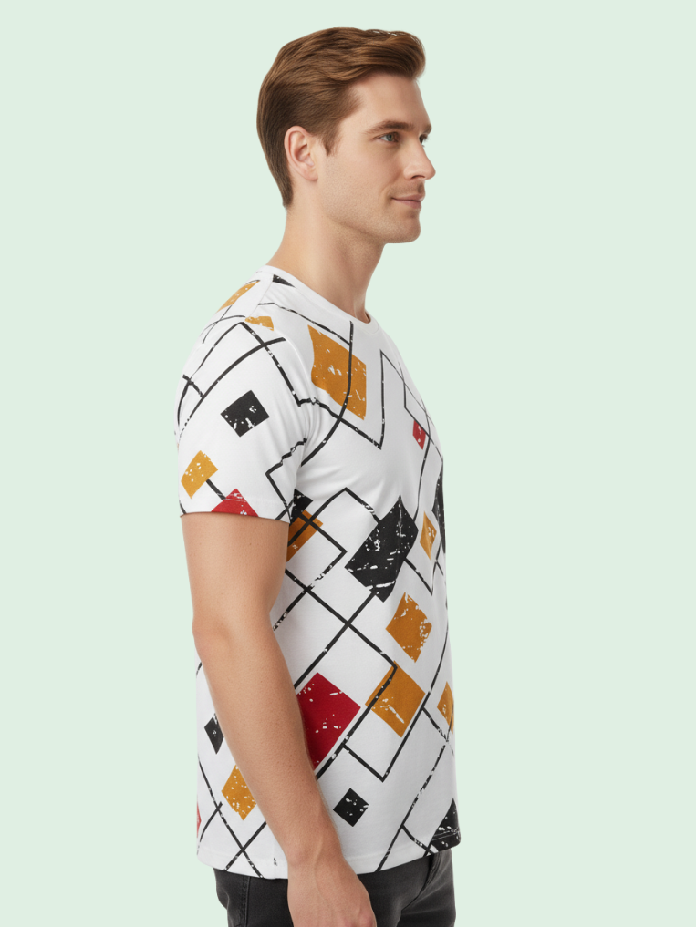 Men All-Over Cotton T-Shirt