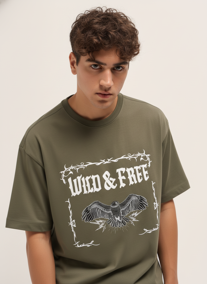 Men Oversized Cotton T-Shirt