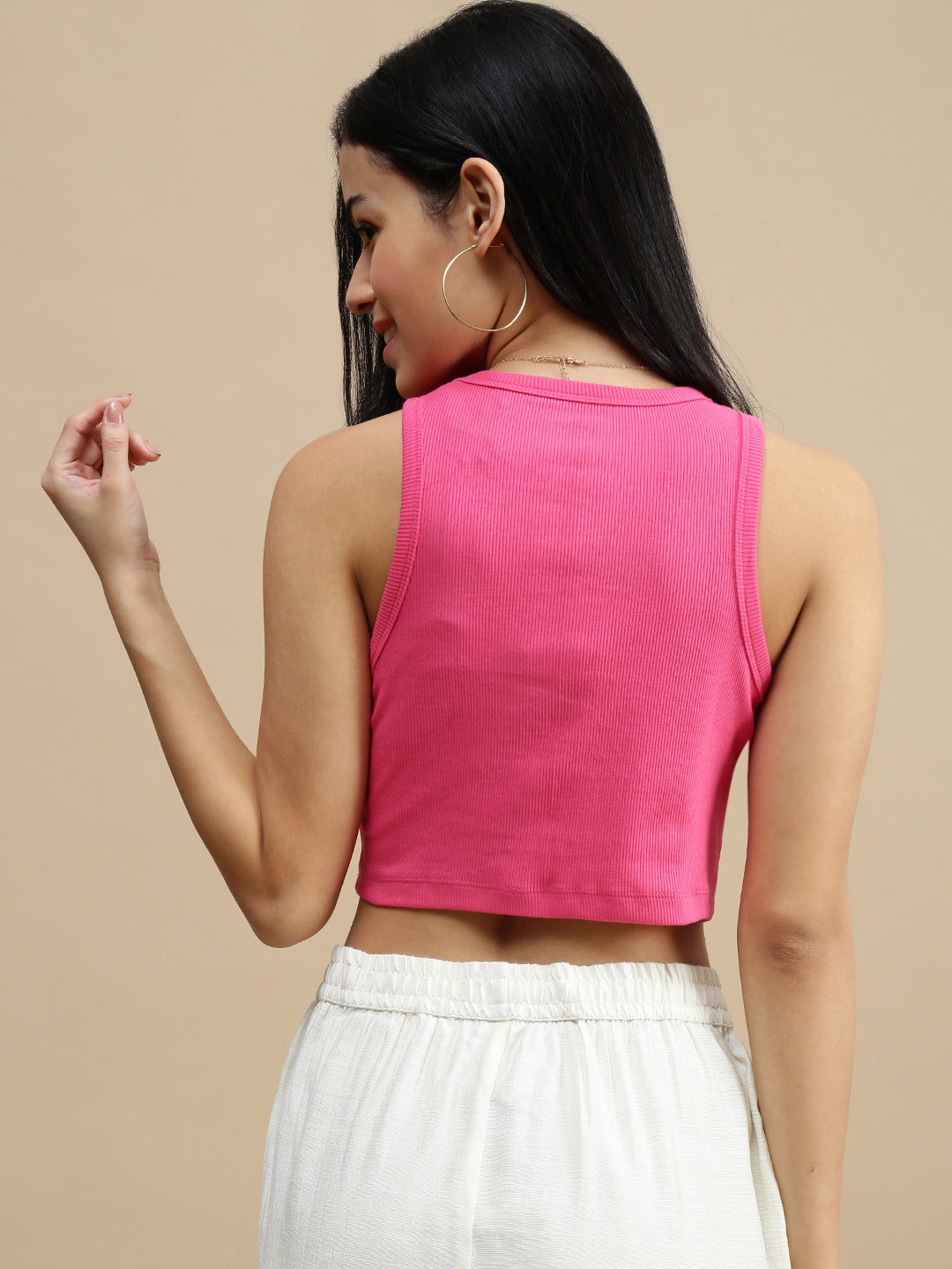 Women Pink Casual Top