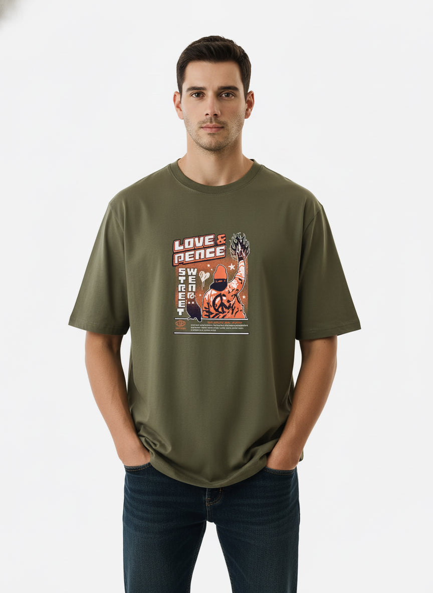 Men Oversized Cotton T-Shirt