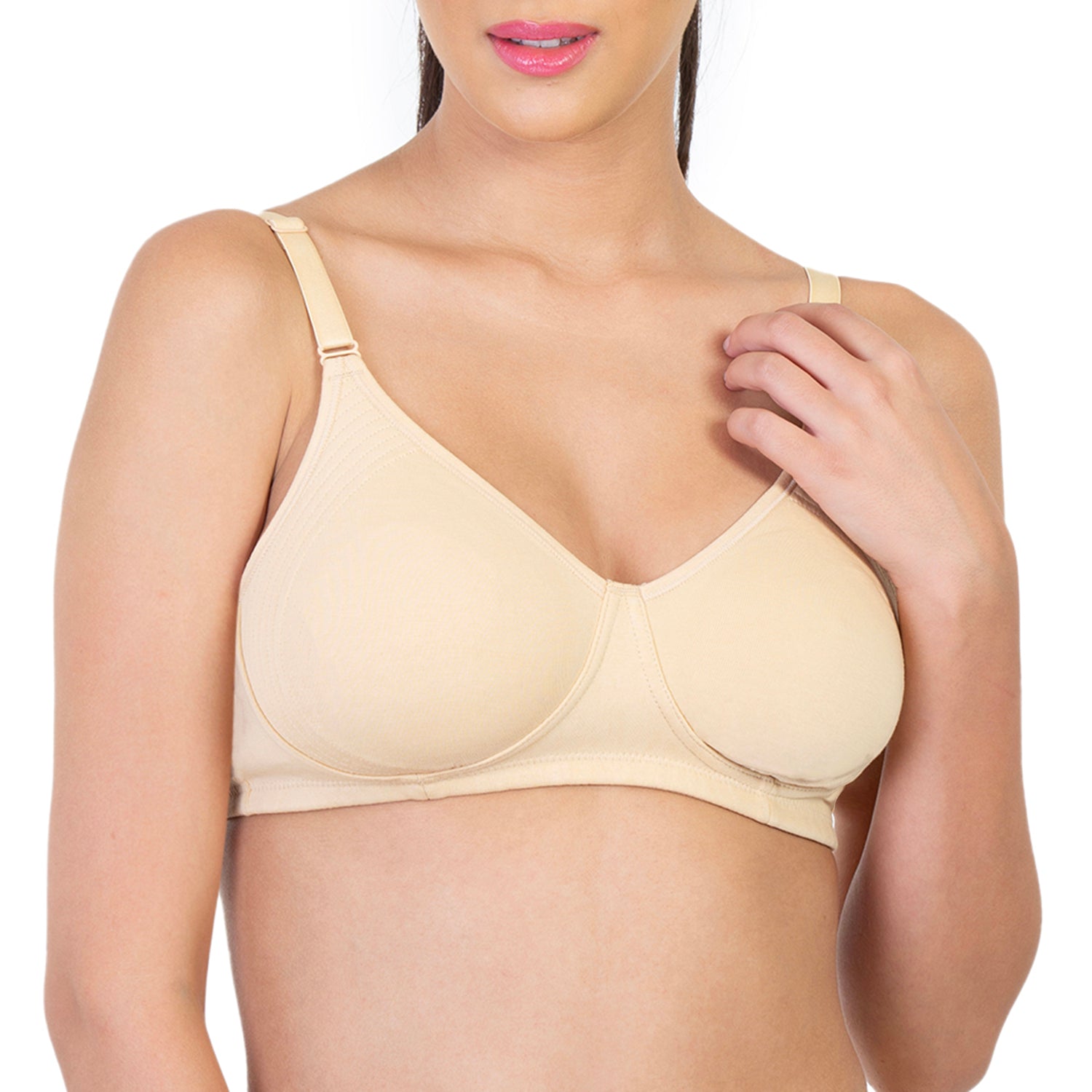 Non-Padded Non-Wired 3/4th Coverage Minimizer Bra