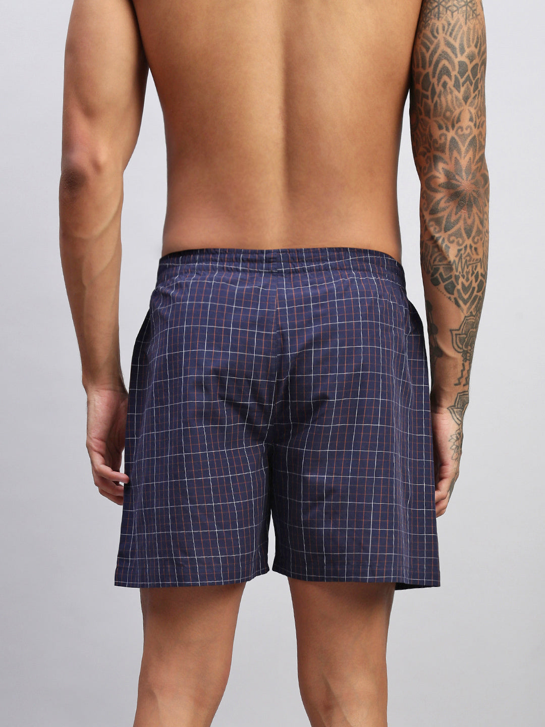 Men Striped Cotton Boxer Shorts