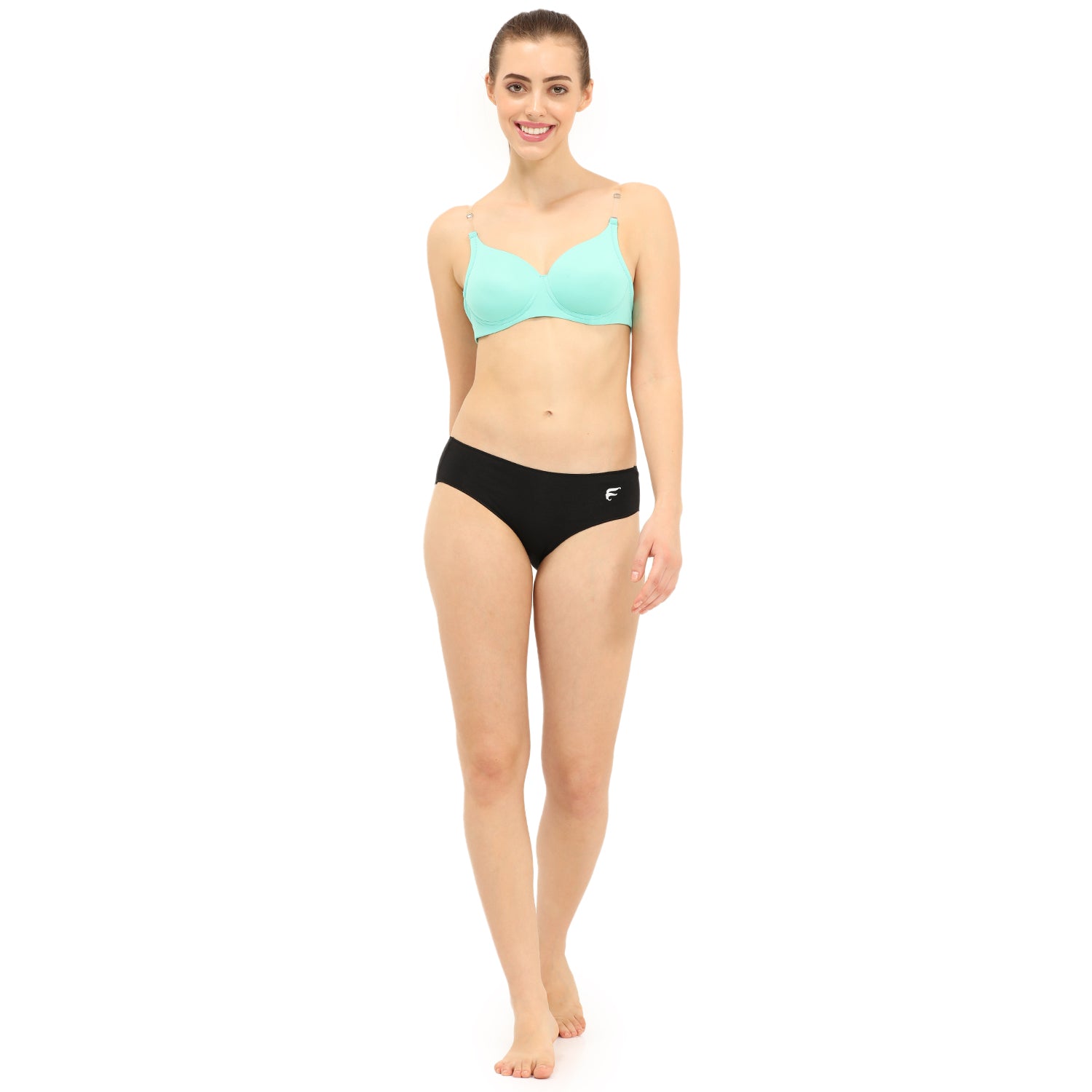 Padded Non-Wired 3/4th Coverage Backless Bra