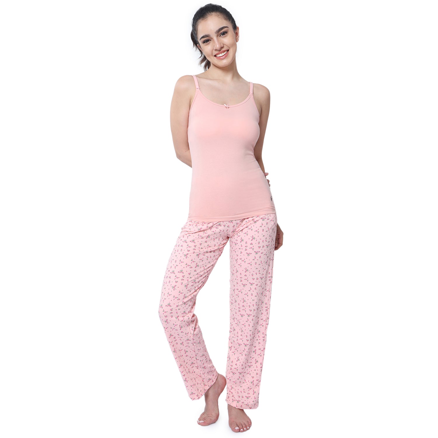 Relaxed Fit Scoop Neck Short Length Camisole