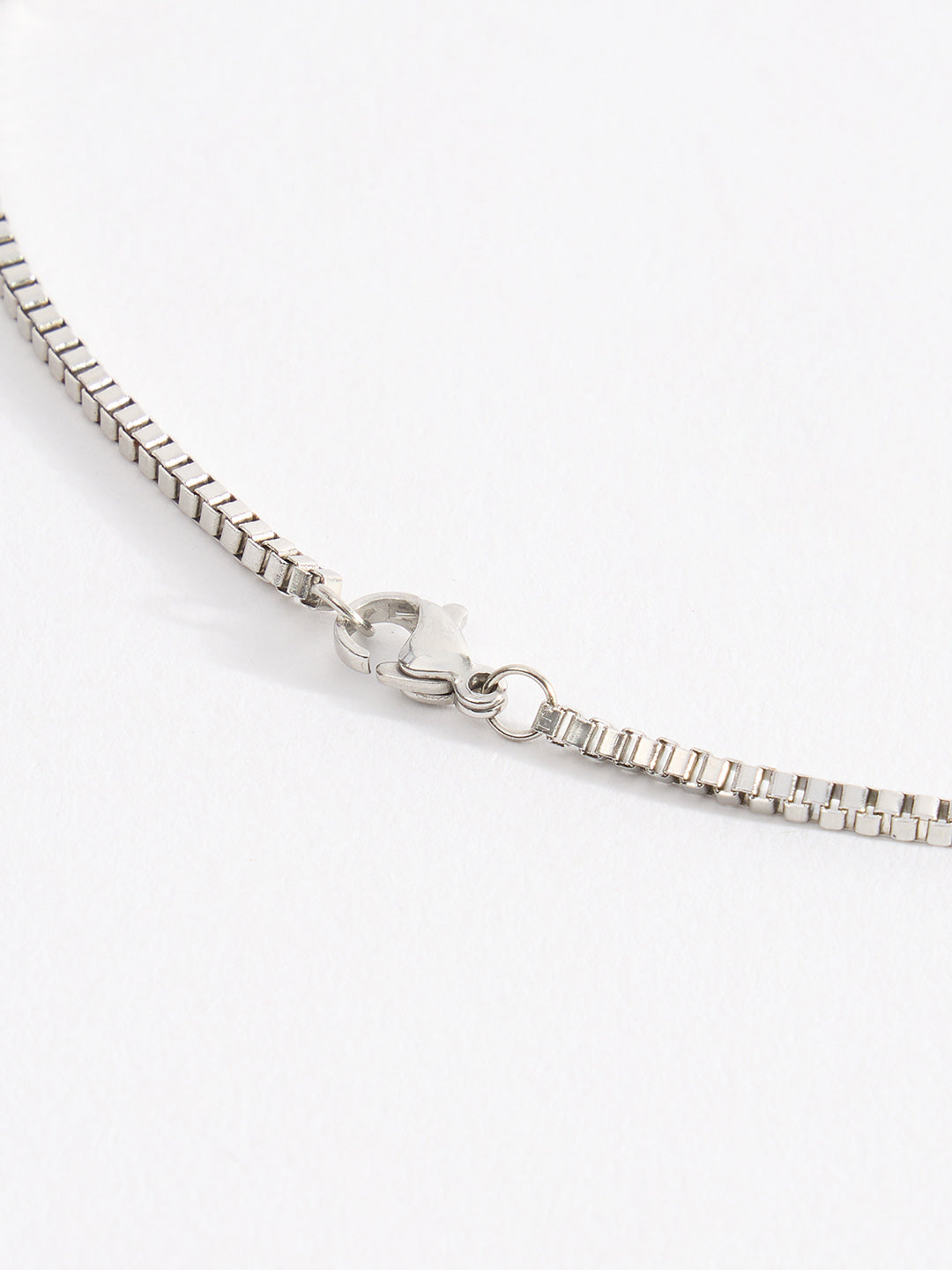 Men Stainless Steel Chain With Pendant and Lobster Closure