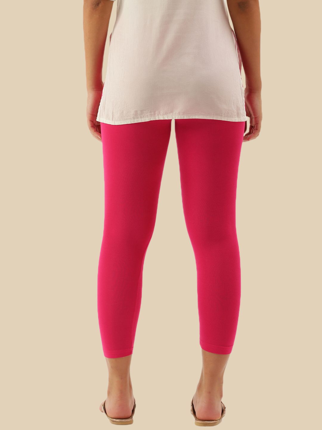 Women Pink Casual Leggings