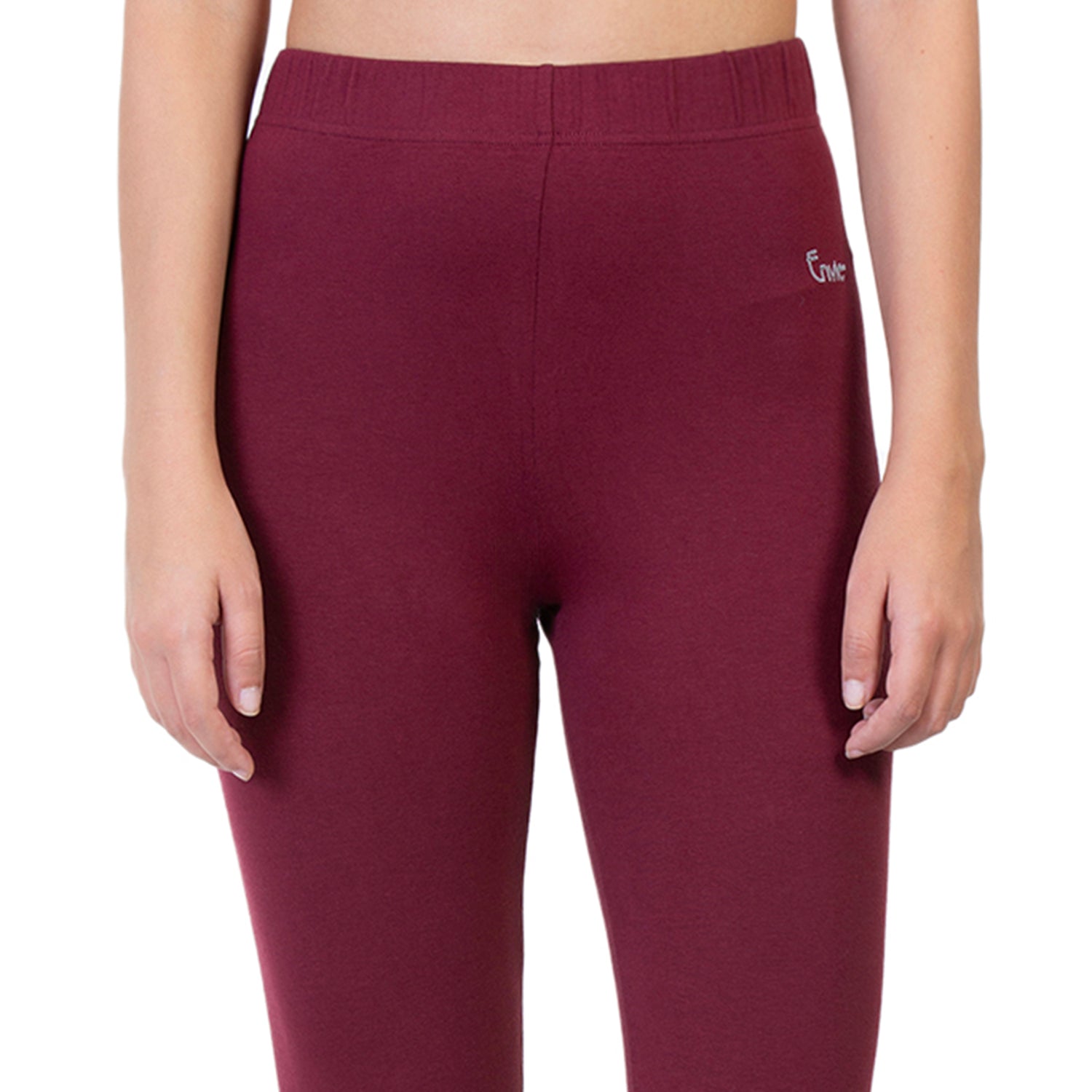 Women Wine 3/4th Criss Cross Capri Pant