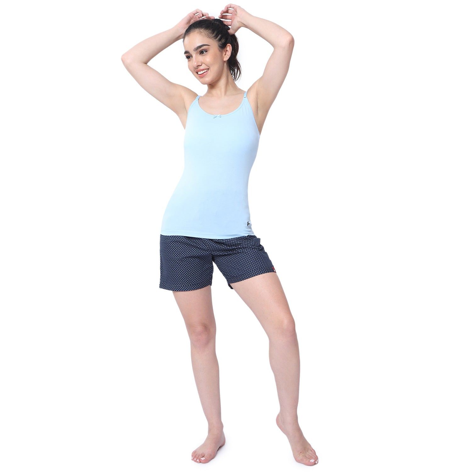 Regular Fit Round Neck Short Length Basic Camisole