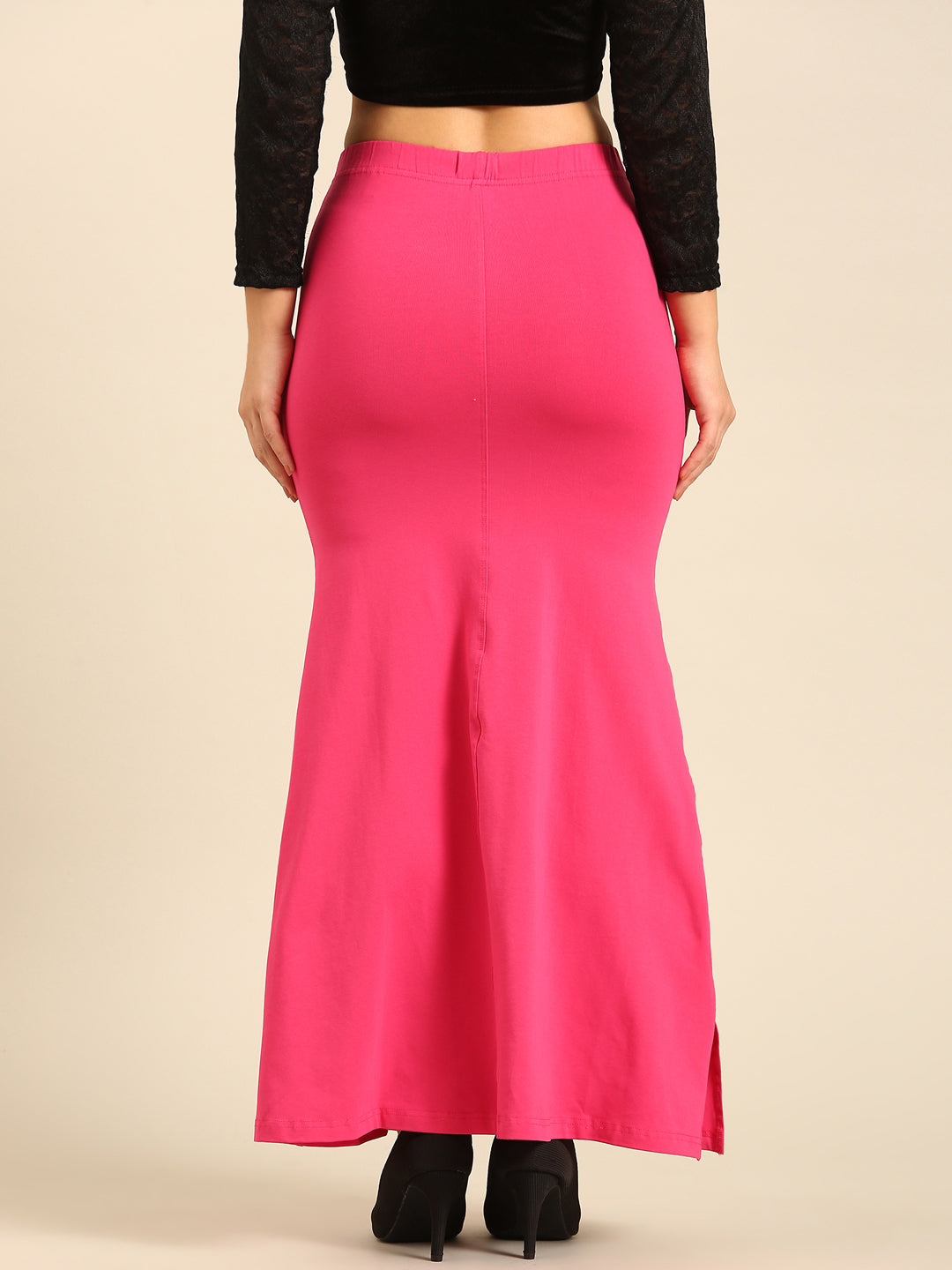 Women Pink Saree Shapewear
