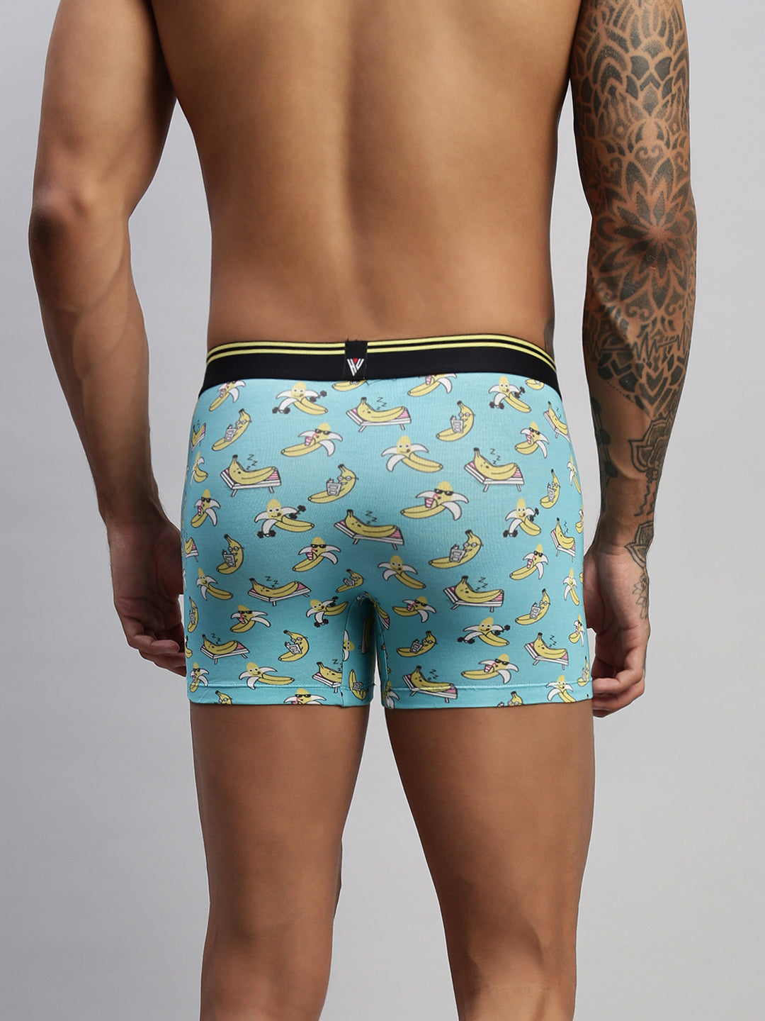 Men Banana Modal Printed Trunks