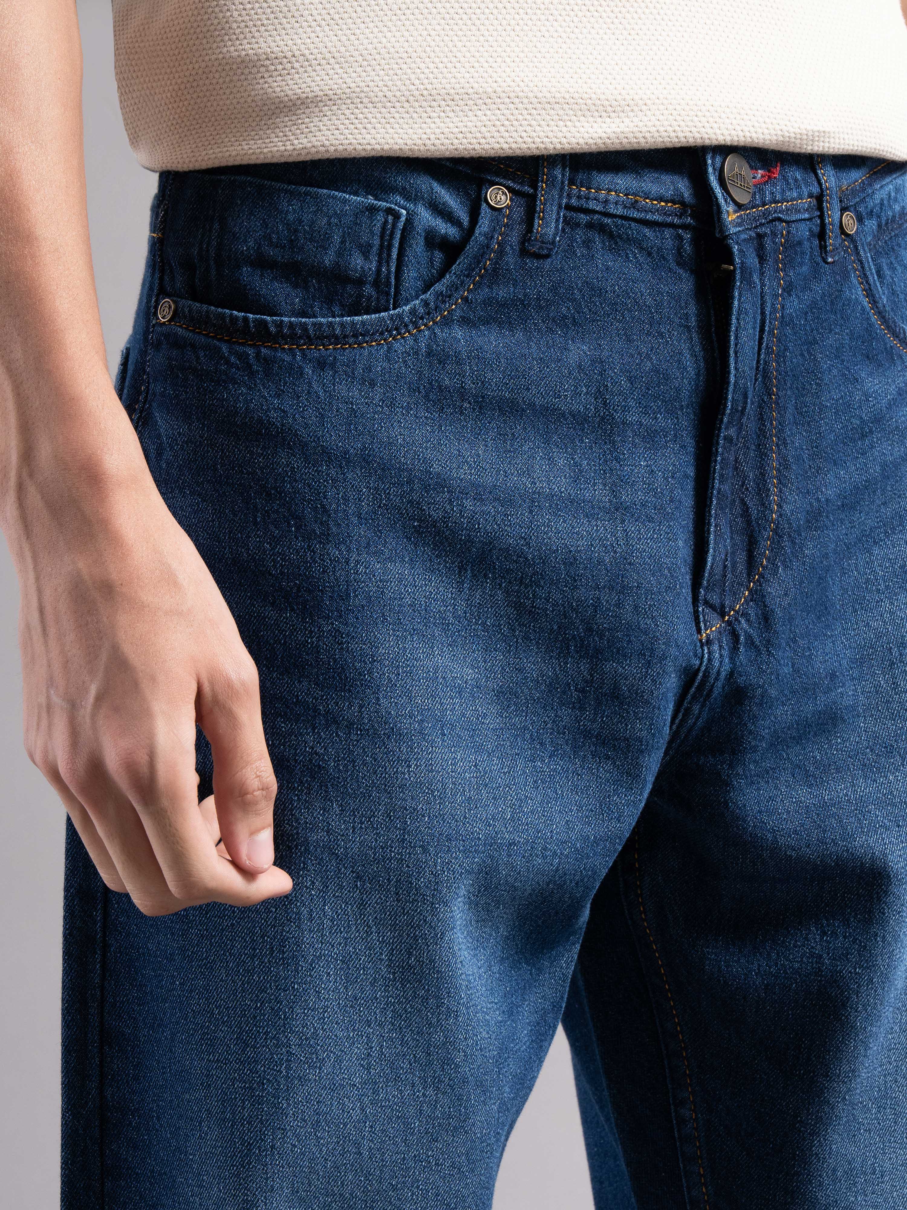 Men Blue Regular Fit Jeans