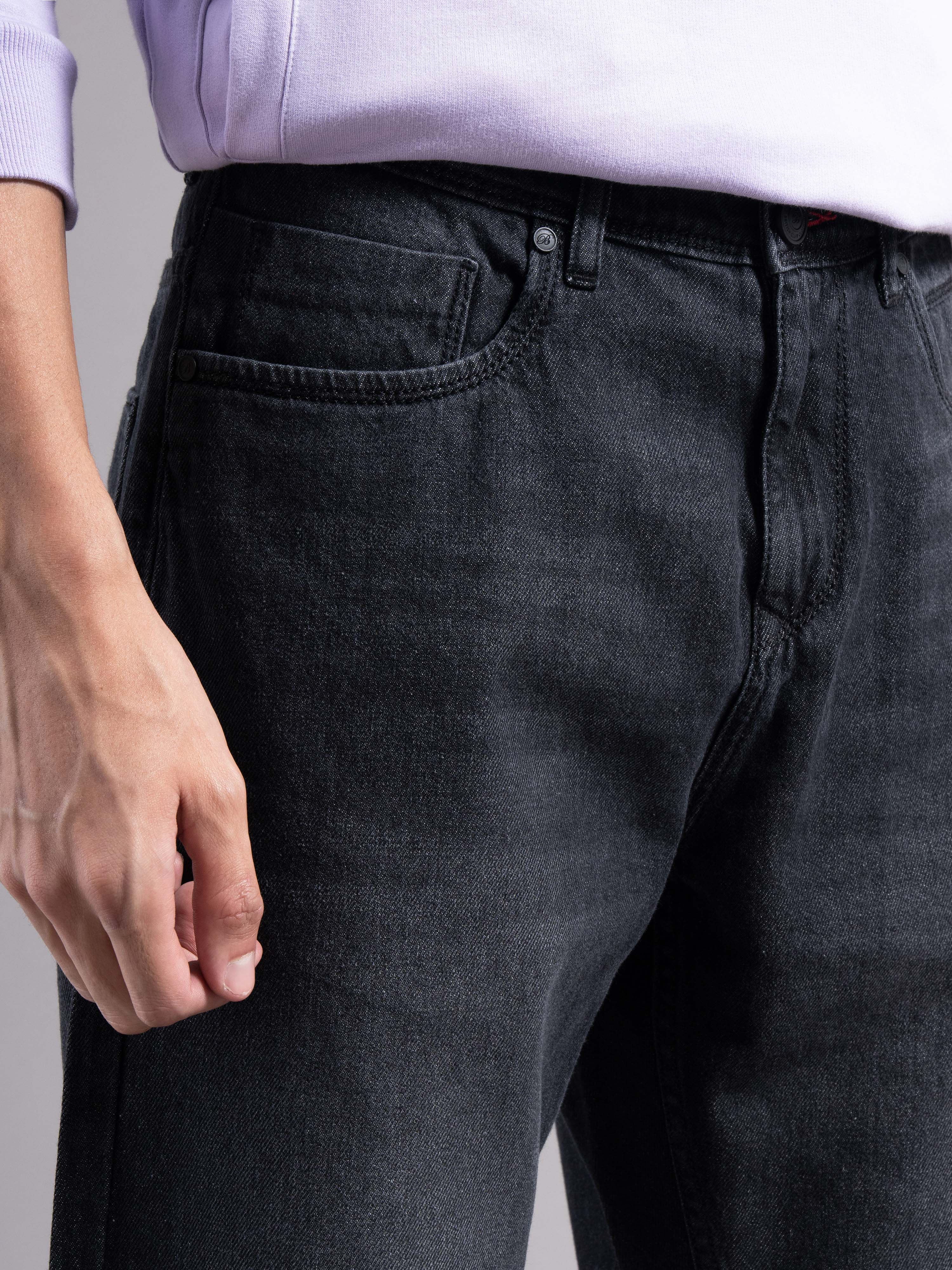 Men Grey Regular Fit Jeans