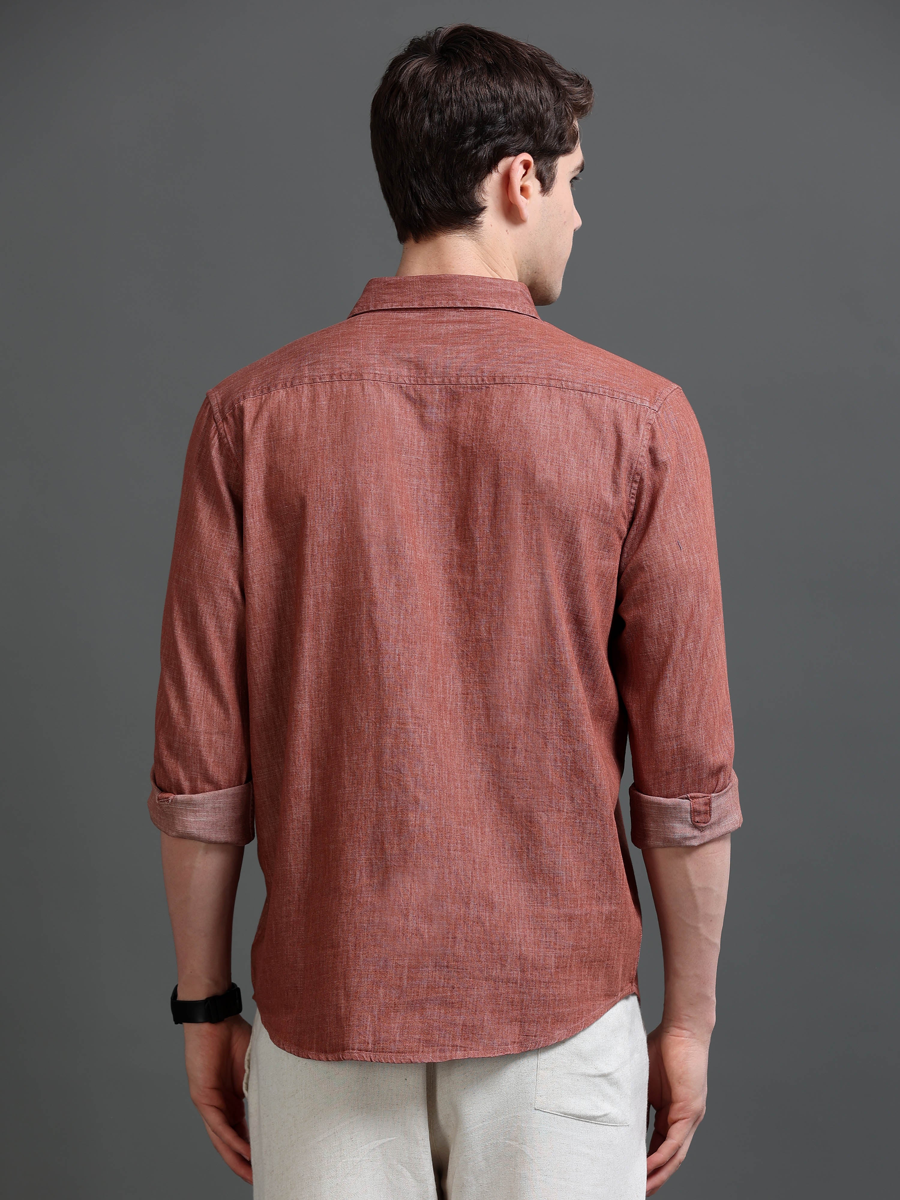 Men Brown Rupo Rainy Shirt