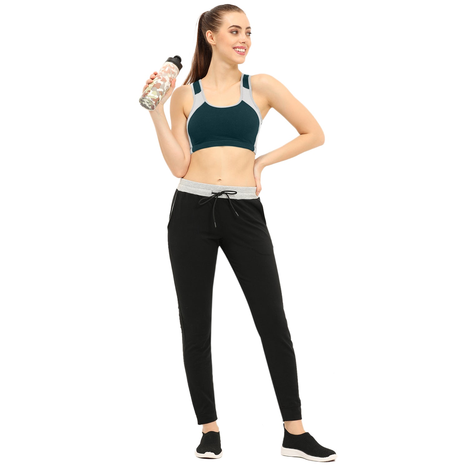 Padded Non-Wired Full Coverage Sports Bra