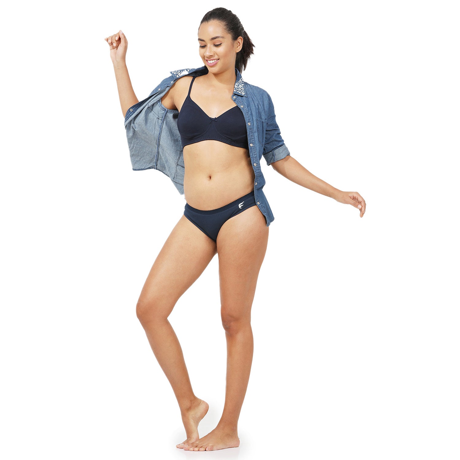 Non-Padded Non-Wired 3/4th Coverage T-Shirt Bra