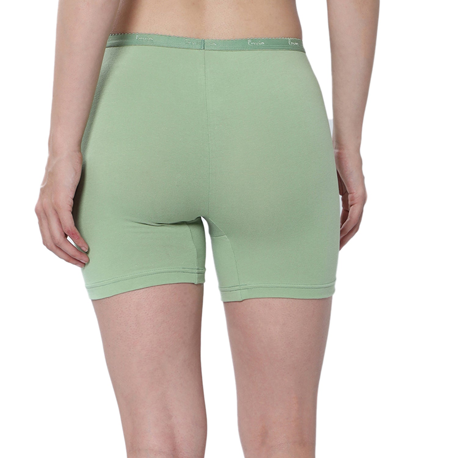 Women Green Cycling Shorts