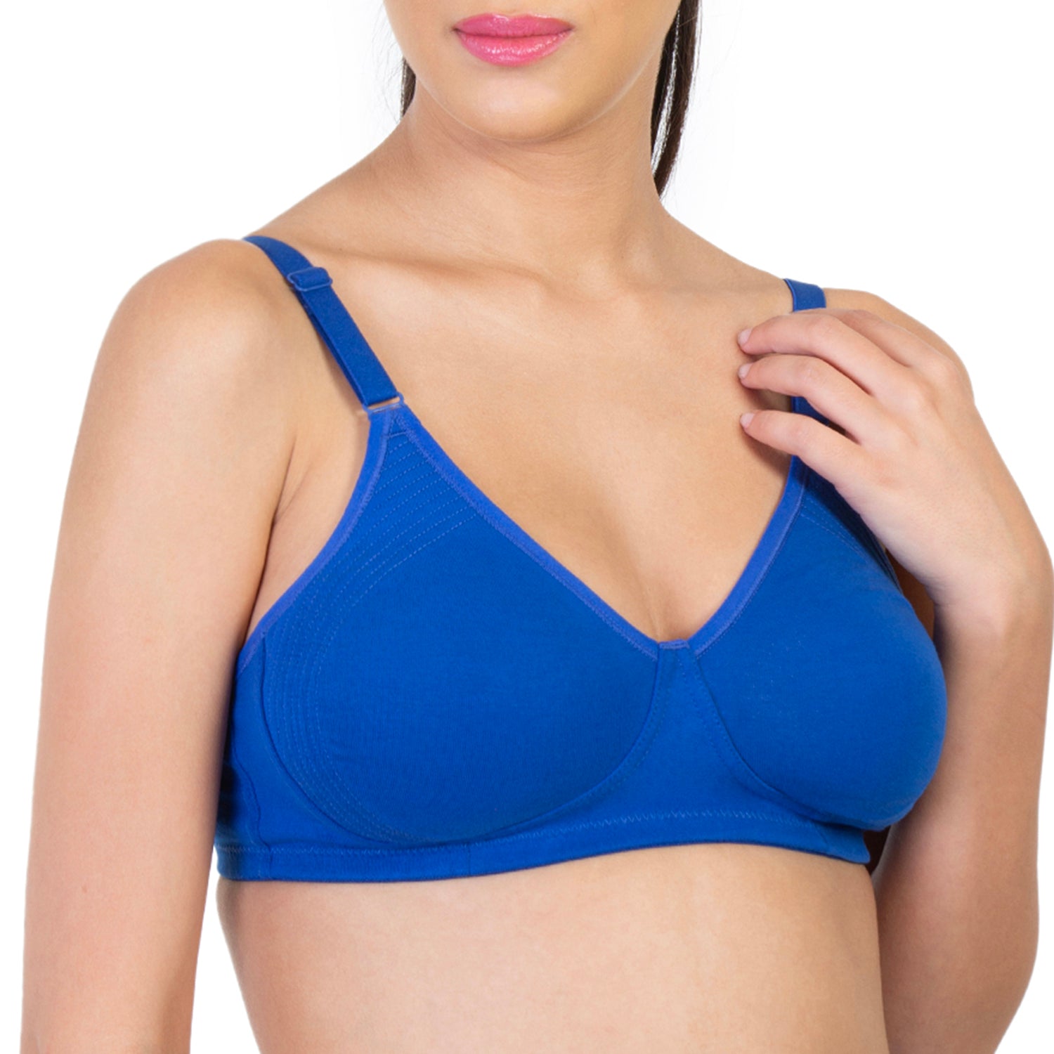 Non-Padded Non-Wired 3/4th Coverage Minimizer Bra