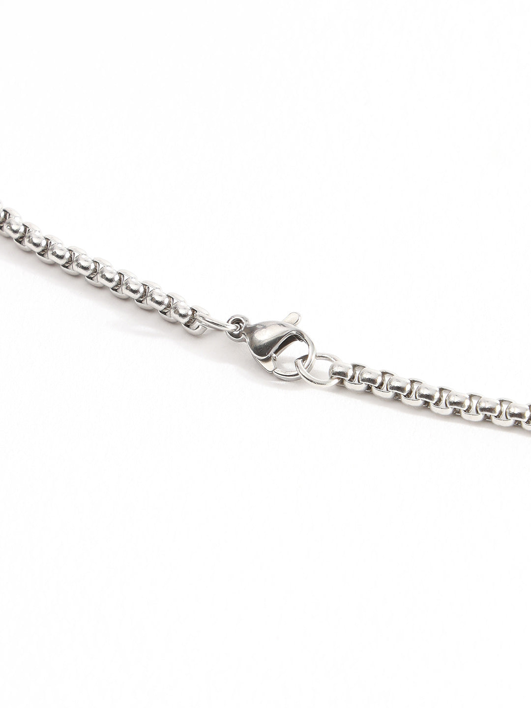 Men Razor Blade Pendant Chain With Lobster Closure