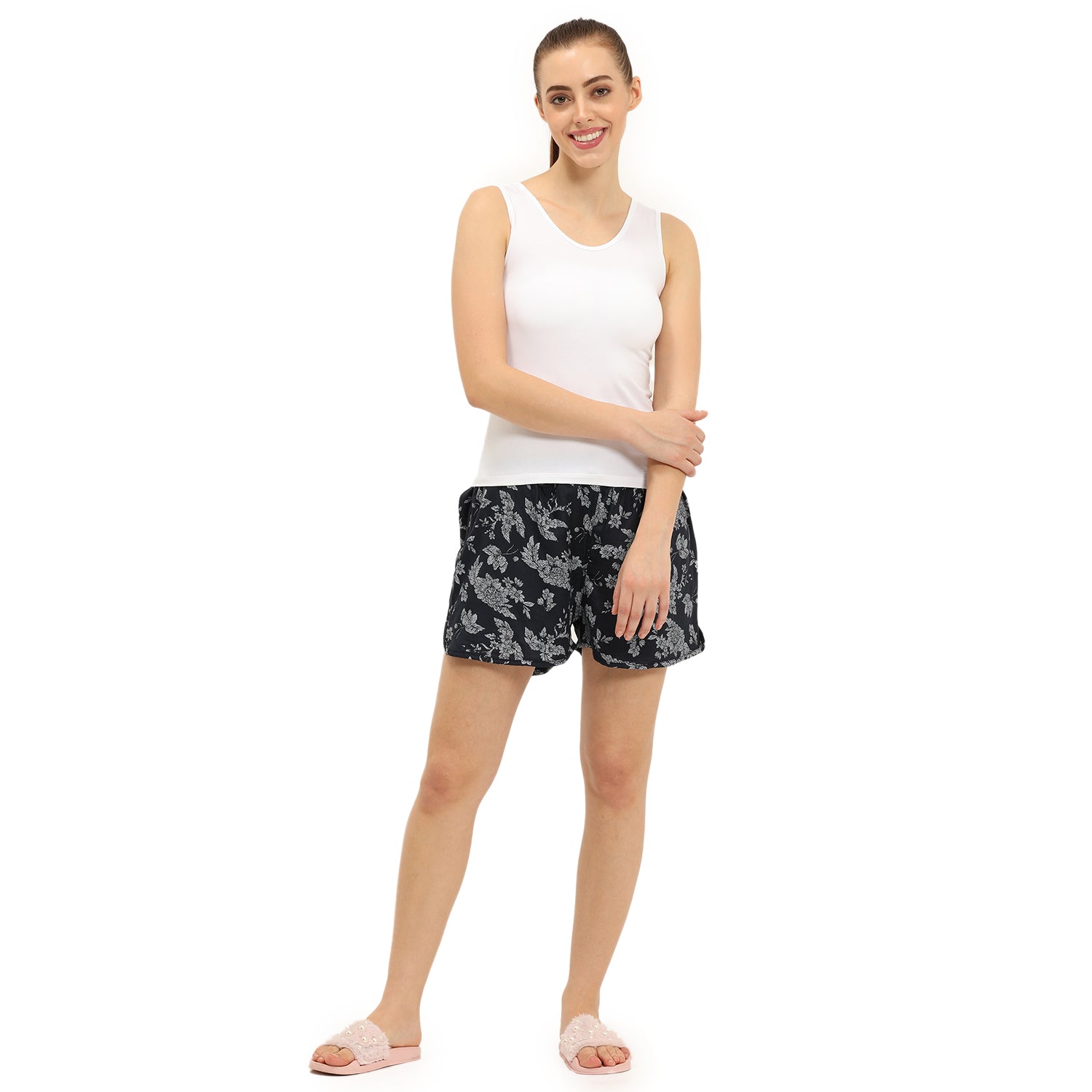 Regular Fit U-Neck Short Length Tank Top