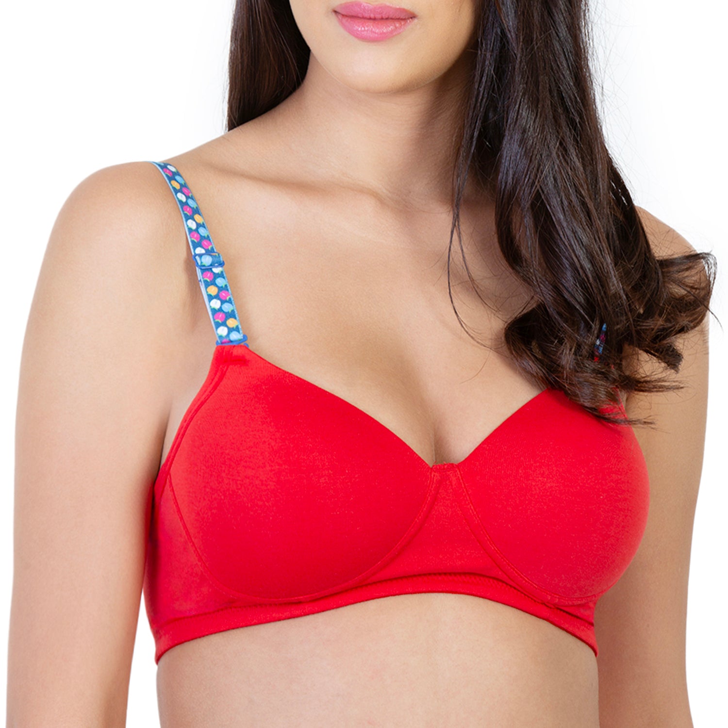 Padded Non-Wired 3/4th Coverage T-Shirt Bra