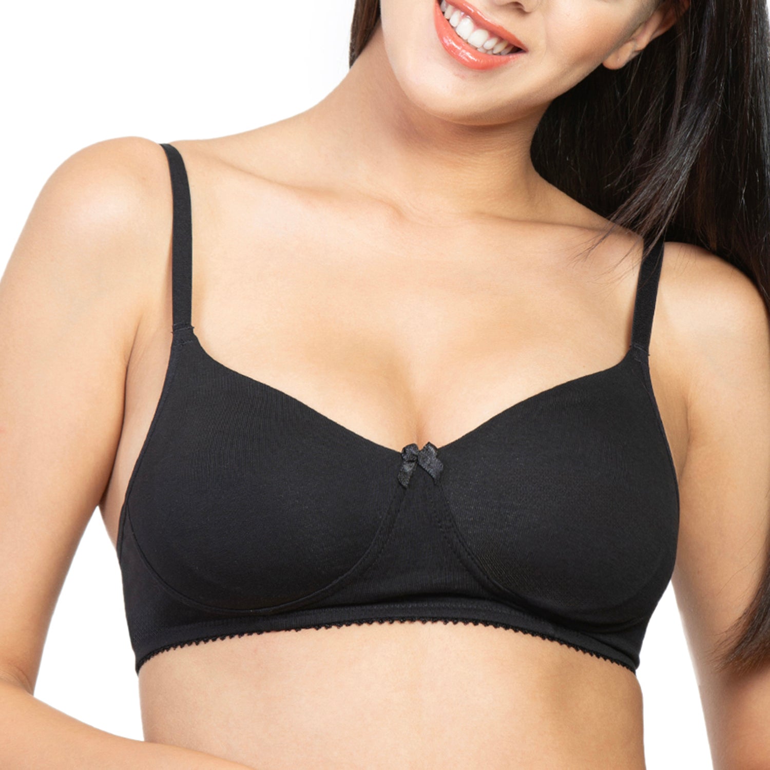 Non-Padded Non-Wired 3/4th Coverage T-Shirt Bra